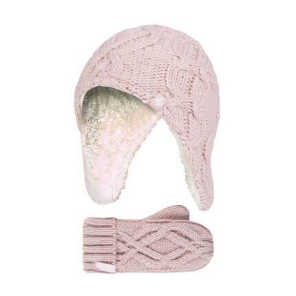 Heat Holders - Fille Bonnet et Gant pour Hiver | Chaud Chapeau et Mitaines