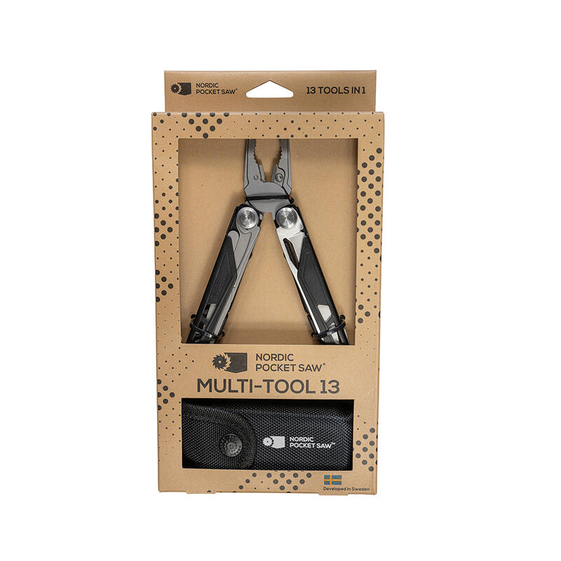 Multiherramienta de acero inox con 13 funciones Multi-Tool 13 Nordic Pocket Saw