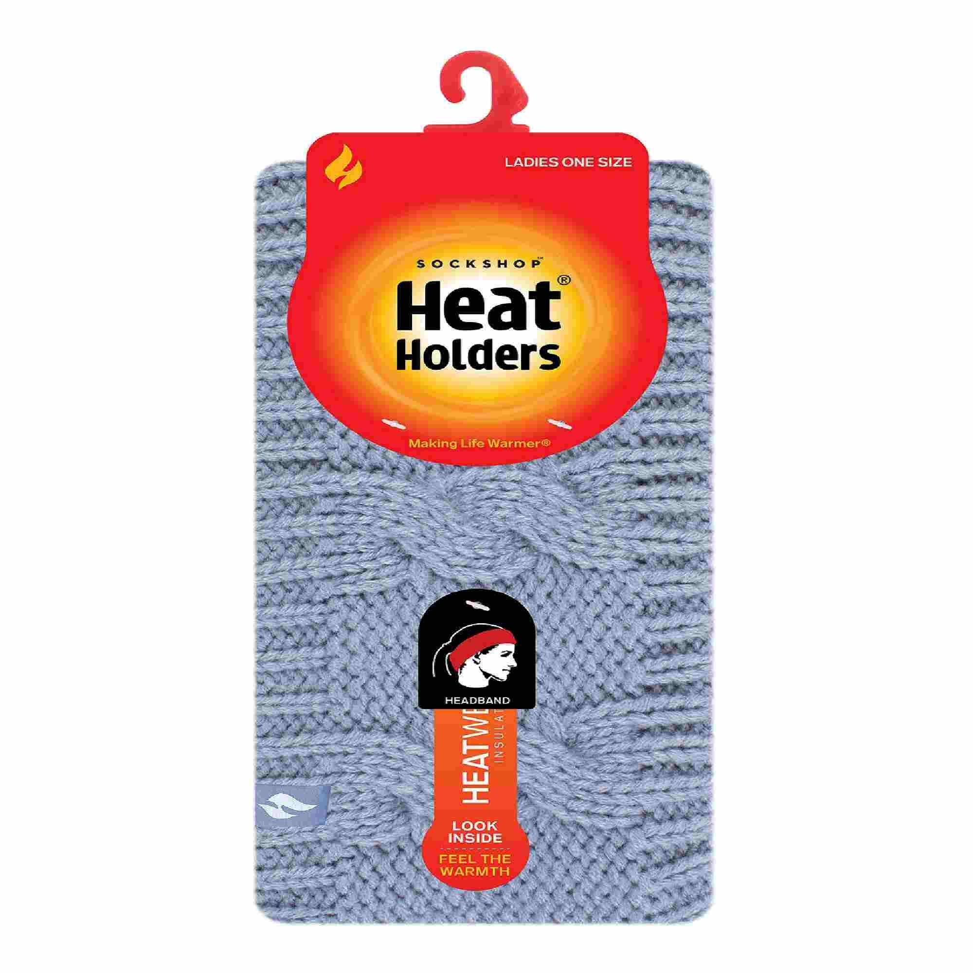 Heat Holders - Femme Tricot Large Polaire Chaud Hiver Cache Oreilles Bandeau 2/5