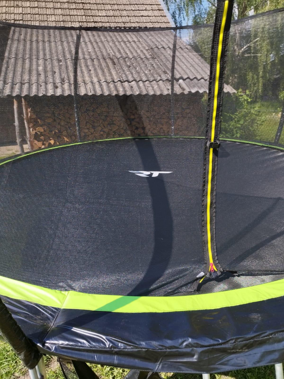 Trampolina REA TAPE 10' okrągła z siatką, drabinką oraz torbą na buty 3/3