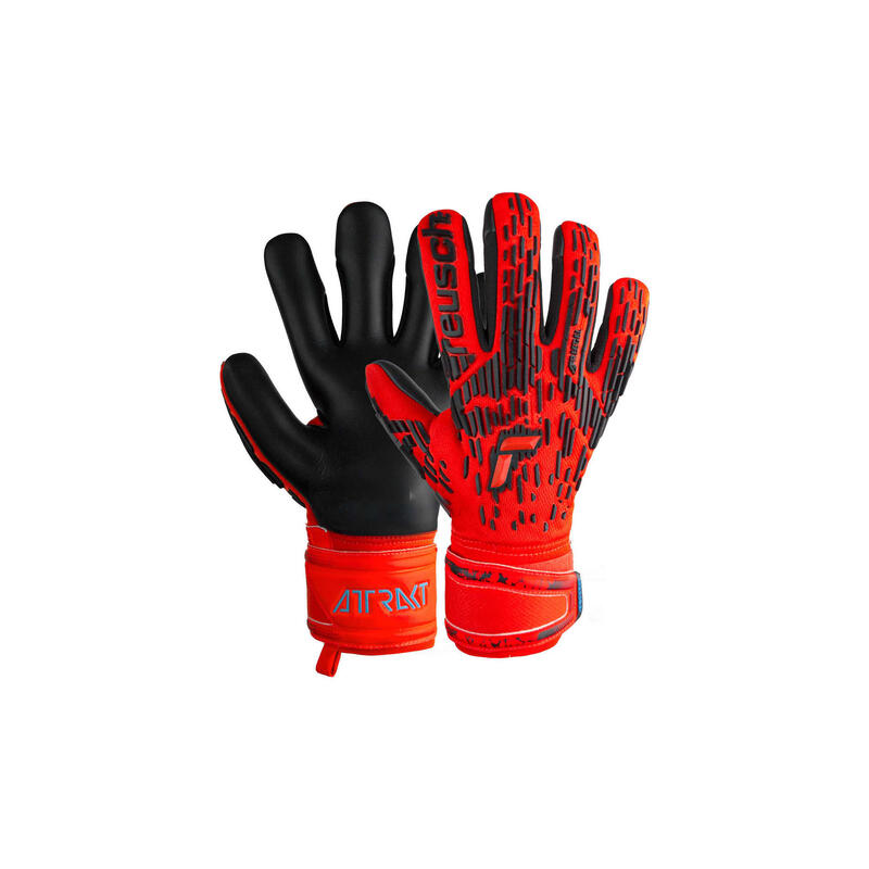 Guardero Gloves Reusch ATTRAKT Freegel Silver Red