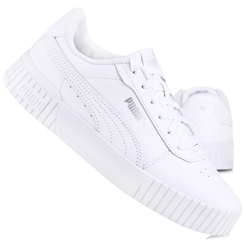 Tenisi Carina 2.0 Tineret PUMA White Silver Gray