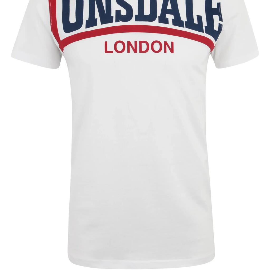 T-shirt pour homme Lonsdale Creaton Blanc