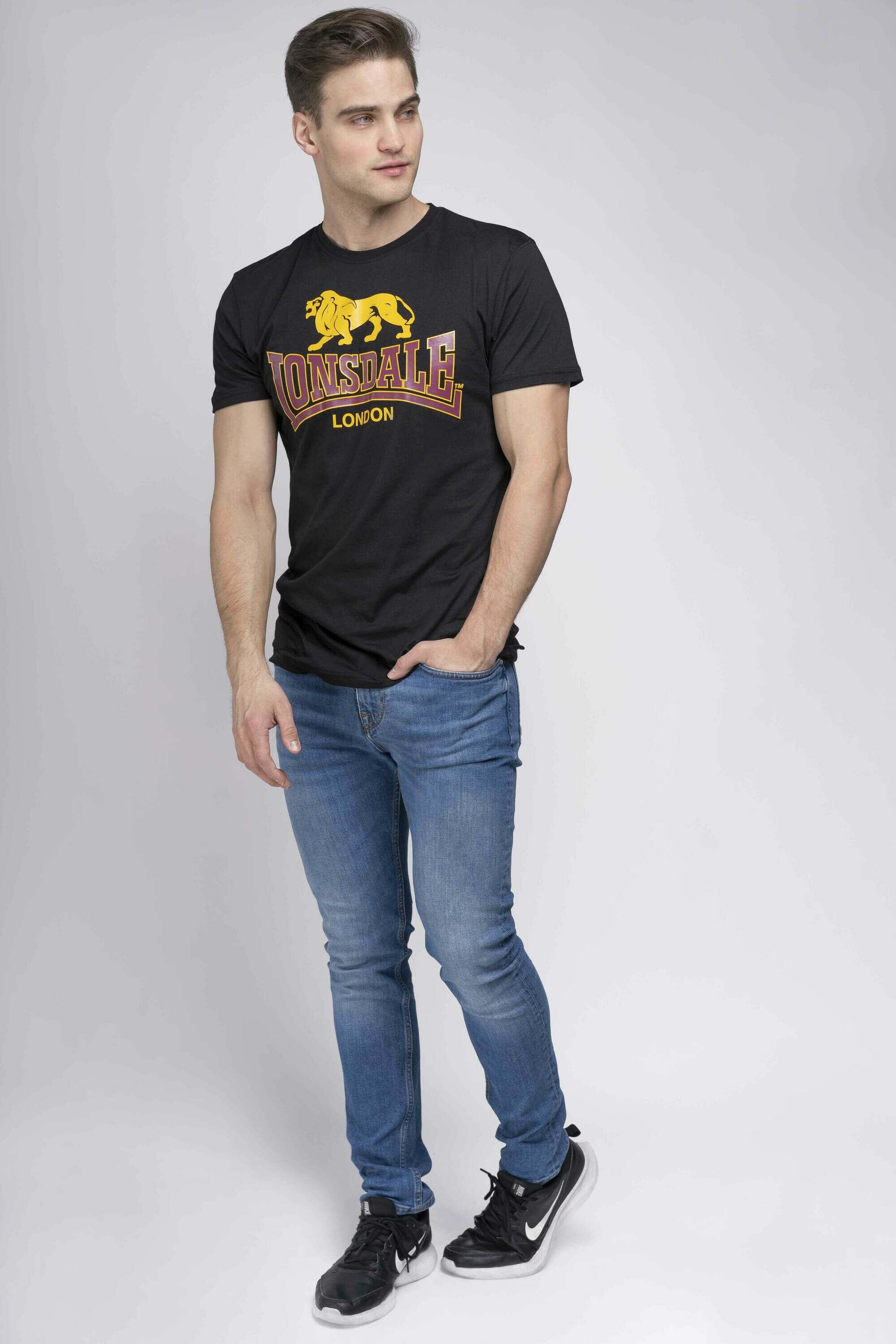 LONSDALE Heren-T-shirt normale pasvorm TAVERHAM 3/7