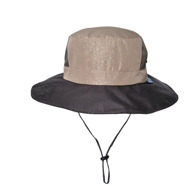 T922101 中性印花防紫外線帽子 - 卡其