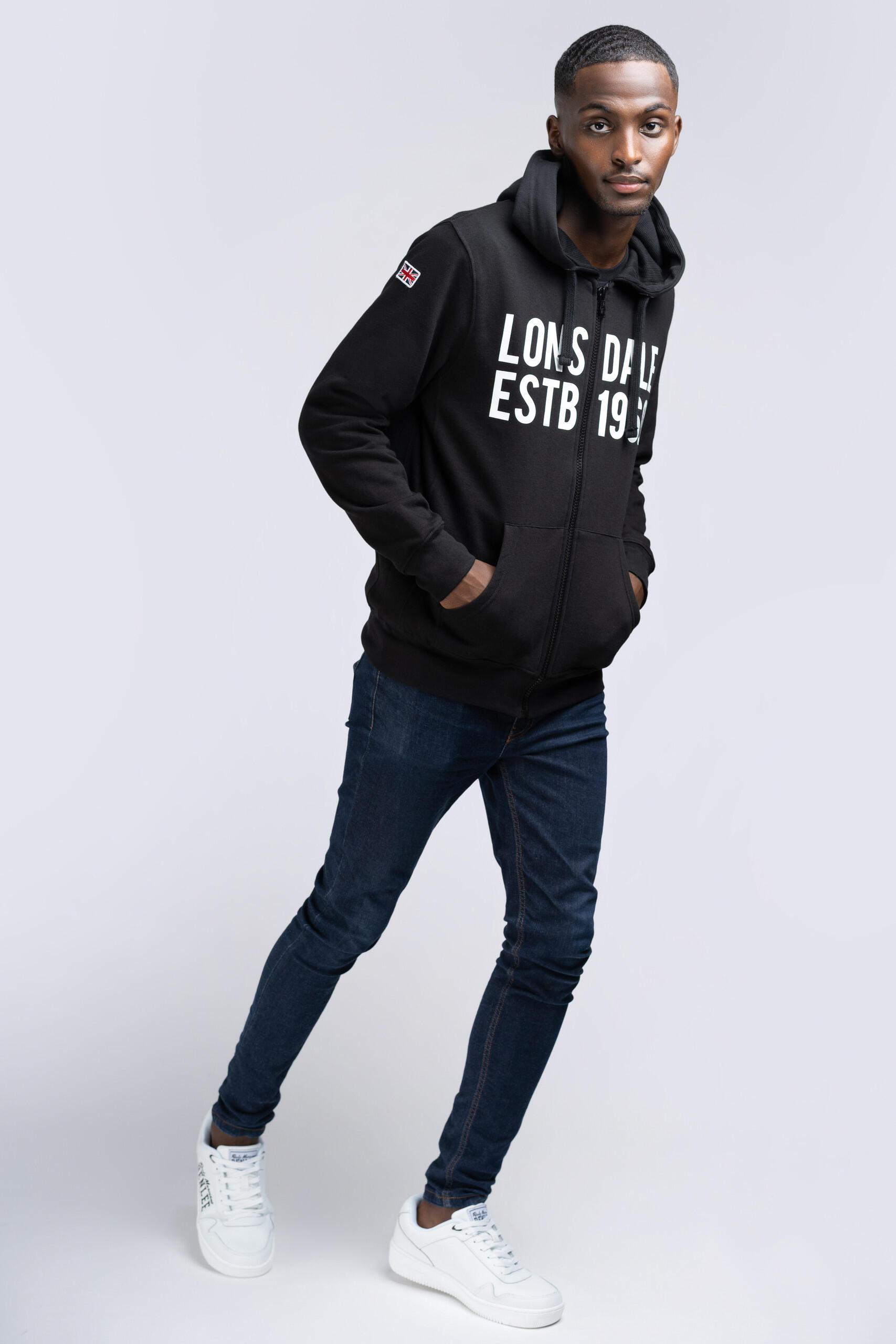 Sweatshirt à capuche zippé Lonsdale Solfach 3/7