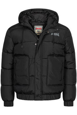LONSDALE Herren Winterjacke mit Kapuze normale Passform DOLLAGH