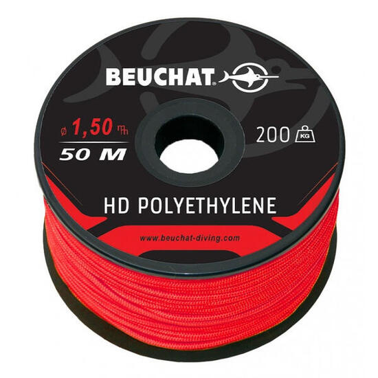 BOBINE DI FILO 50M Rosso 15mm