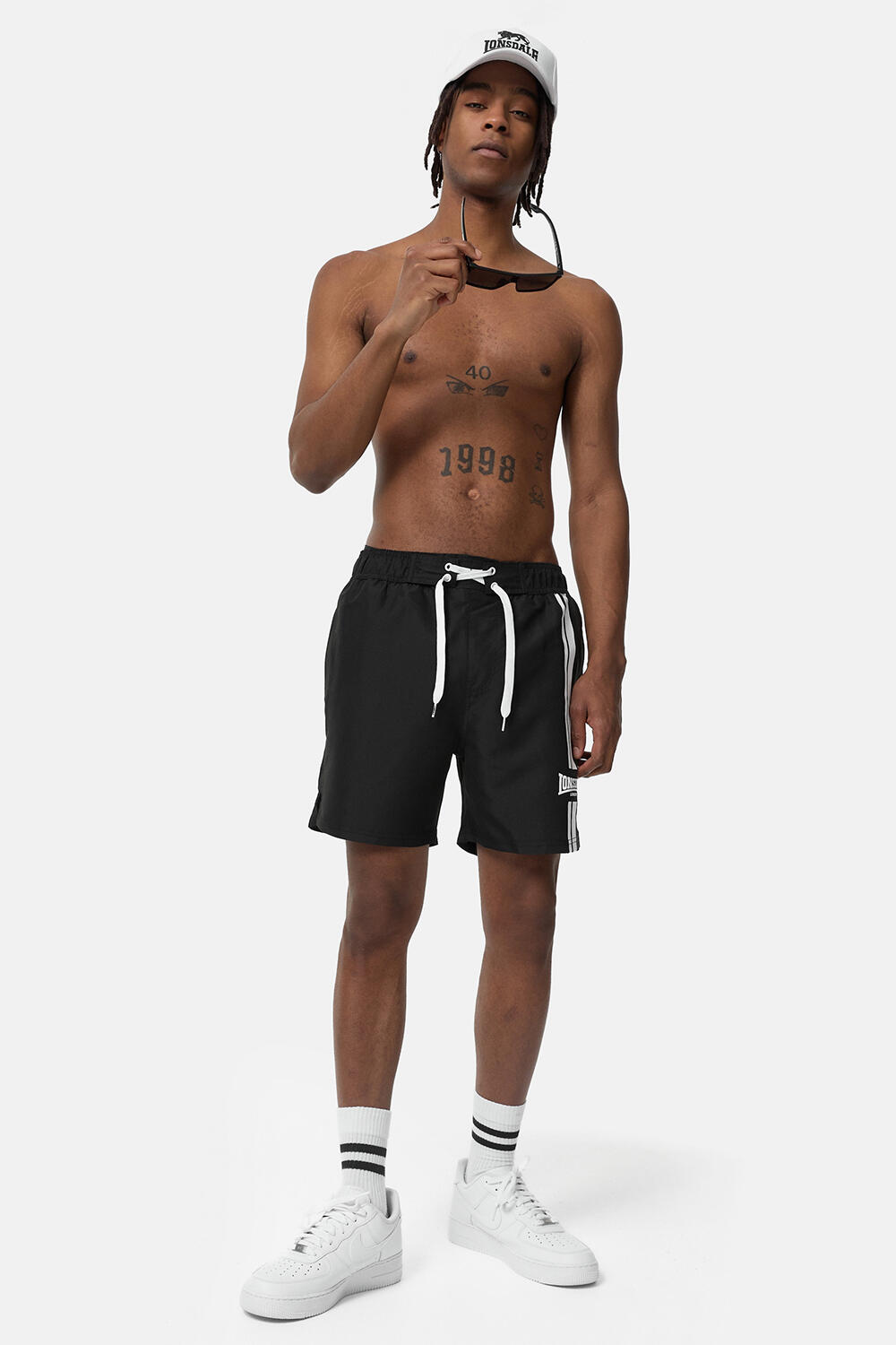 LONSDALE Strandshort heren regular fit DALNESSIE 3/5