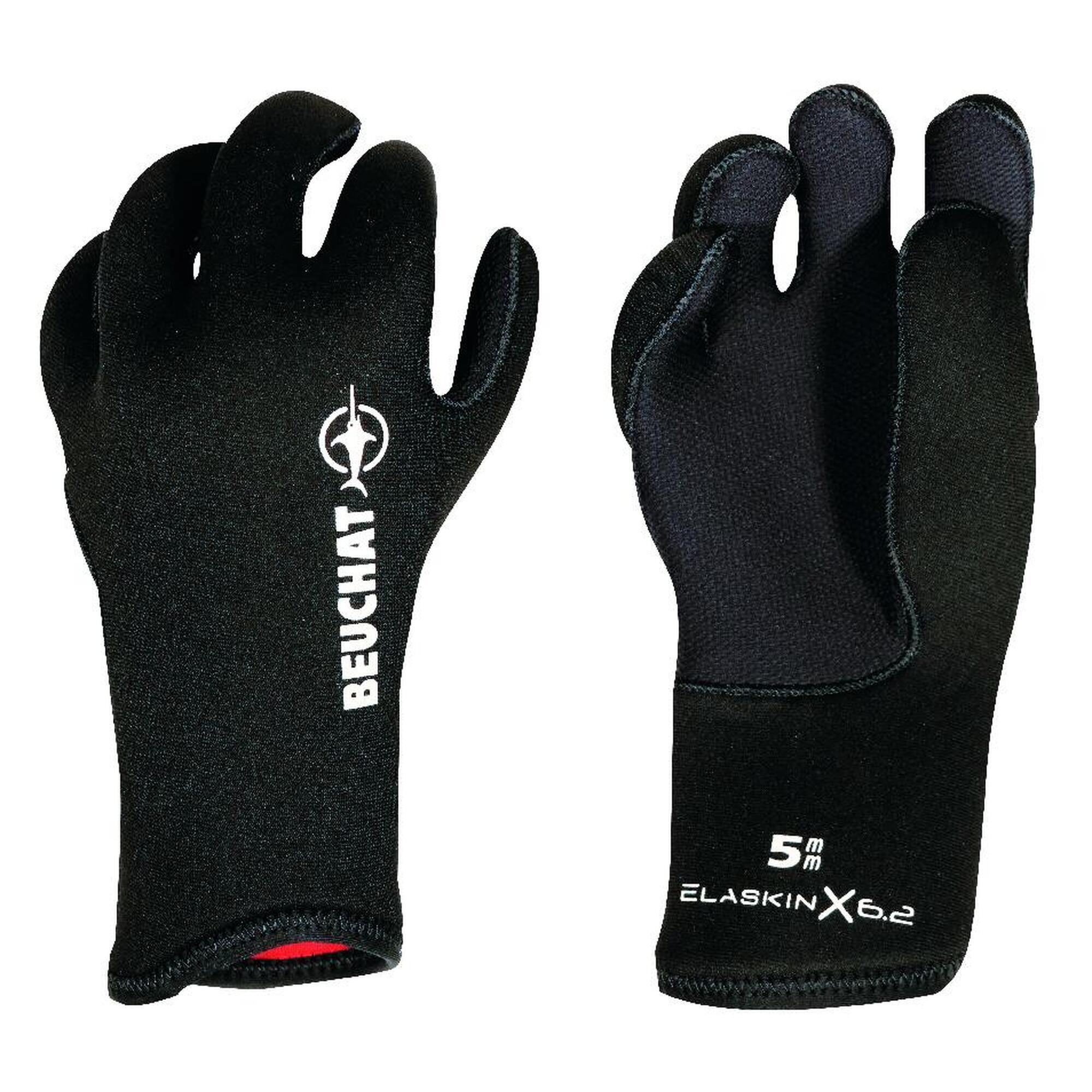 Beuchat - Gants De Plongée Sirocco Sport 5mm - Gants - Noir - 40 M - Decathlon