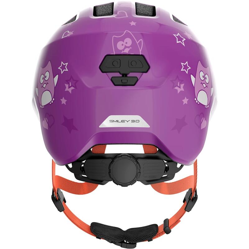 ABUS Casque de loisirs pour enfants "Smiley 3.0" purple star shiny