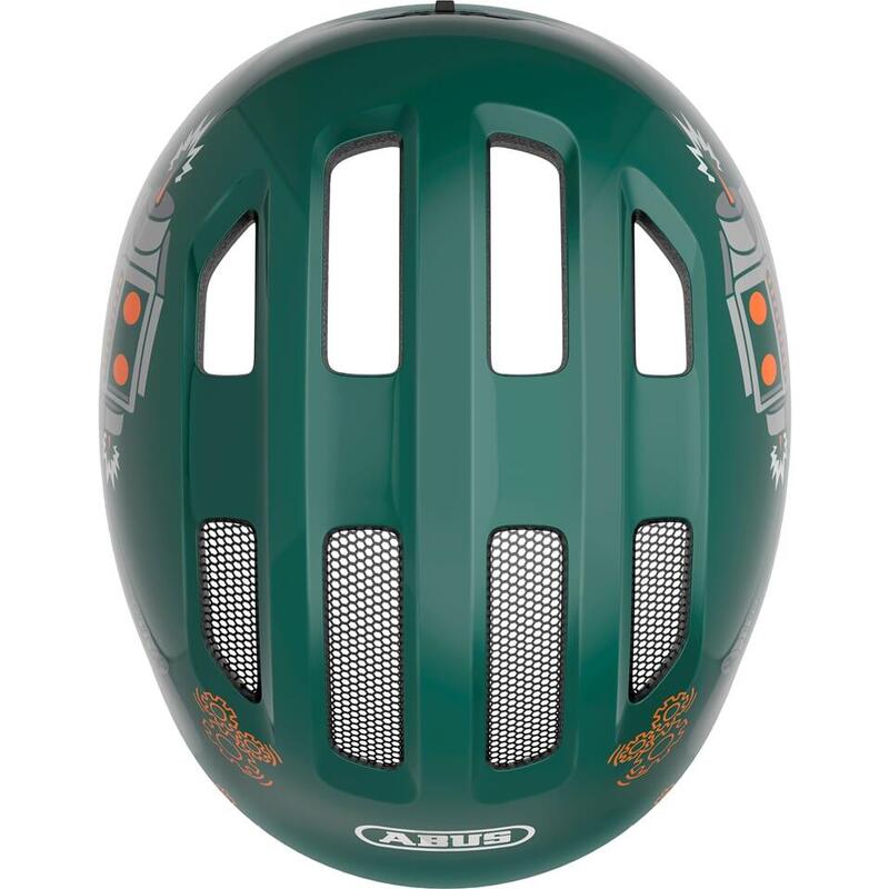 ABUS Casque de loisirs pour enfants "Smiley 3.0" green robo shiny