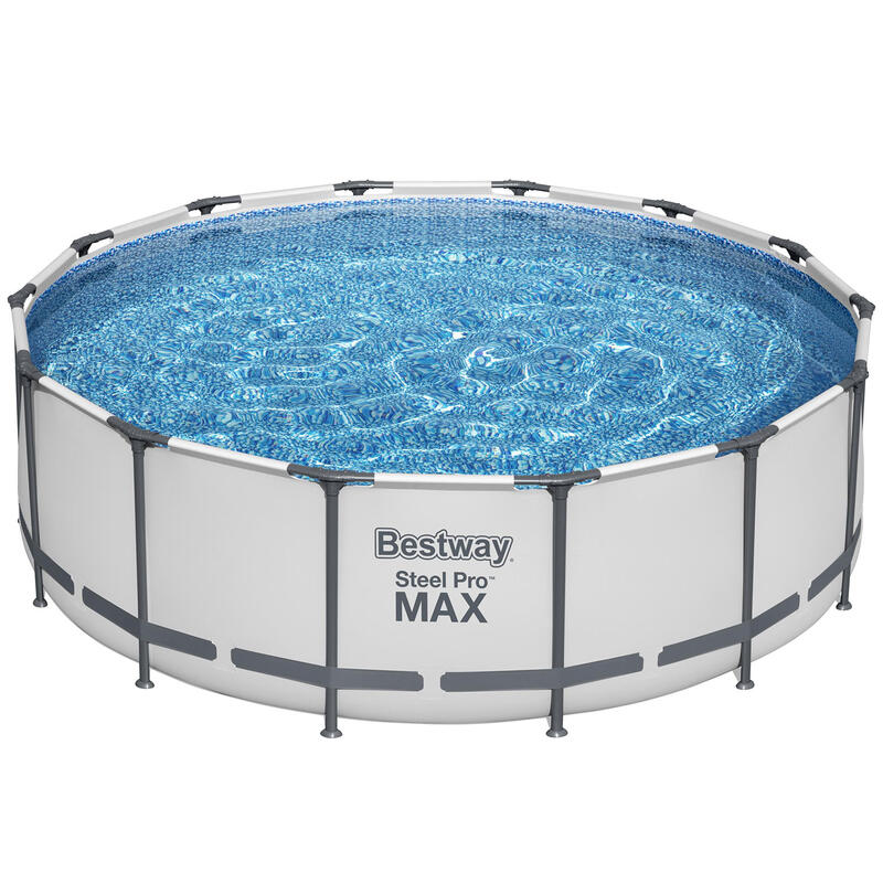 Bestway set de piscine Steel Pro Max 427 gris clair