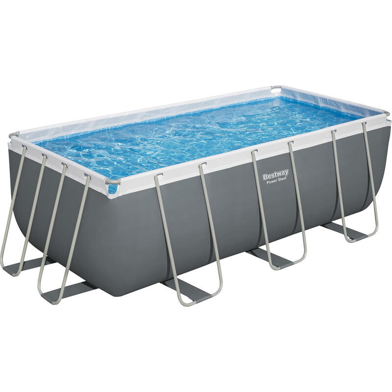 Piscine hors-sol - Steel Pro gris