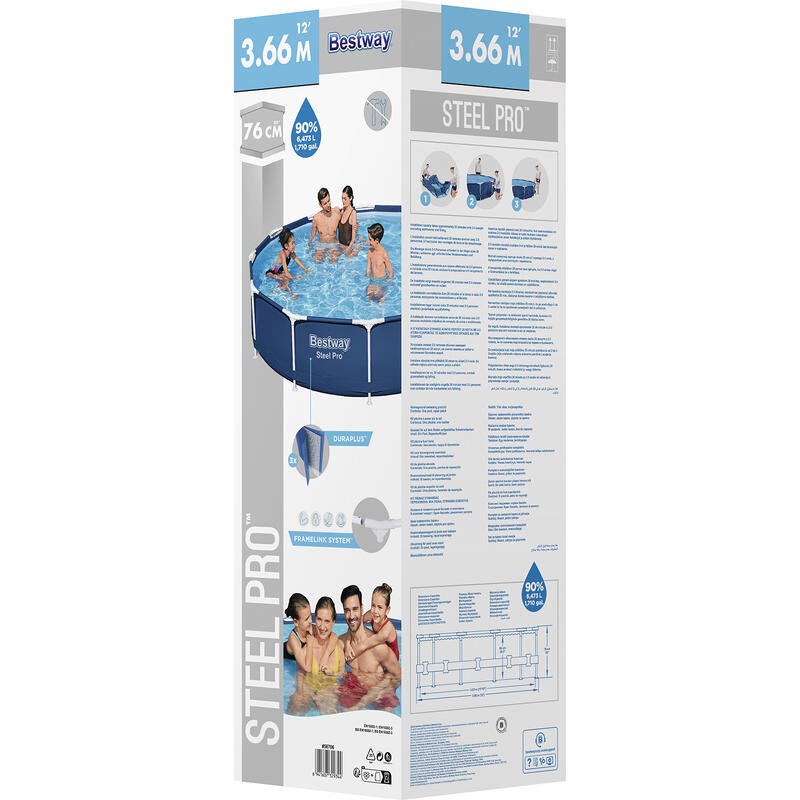 Piscina Steel Pro 366 cm Bestway