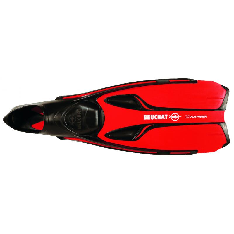 Beuchat - X-voyager - Palmes - Rose|rouge - 36/37 - Decathlon