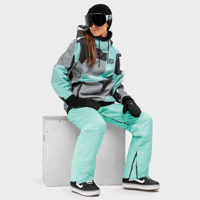 Pantalones esquí y nieve SIROKO Glacier-W Turquesa Mujer