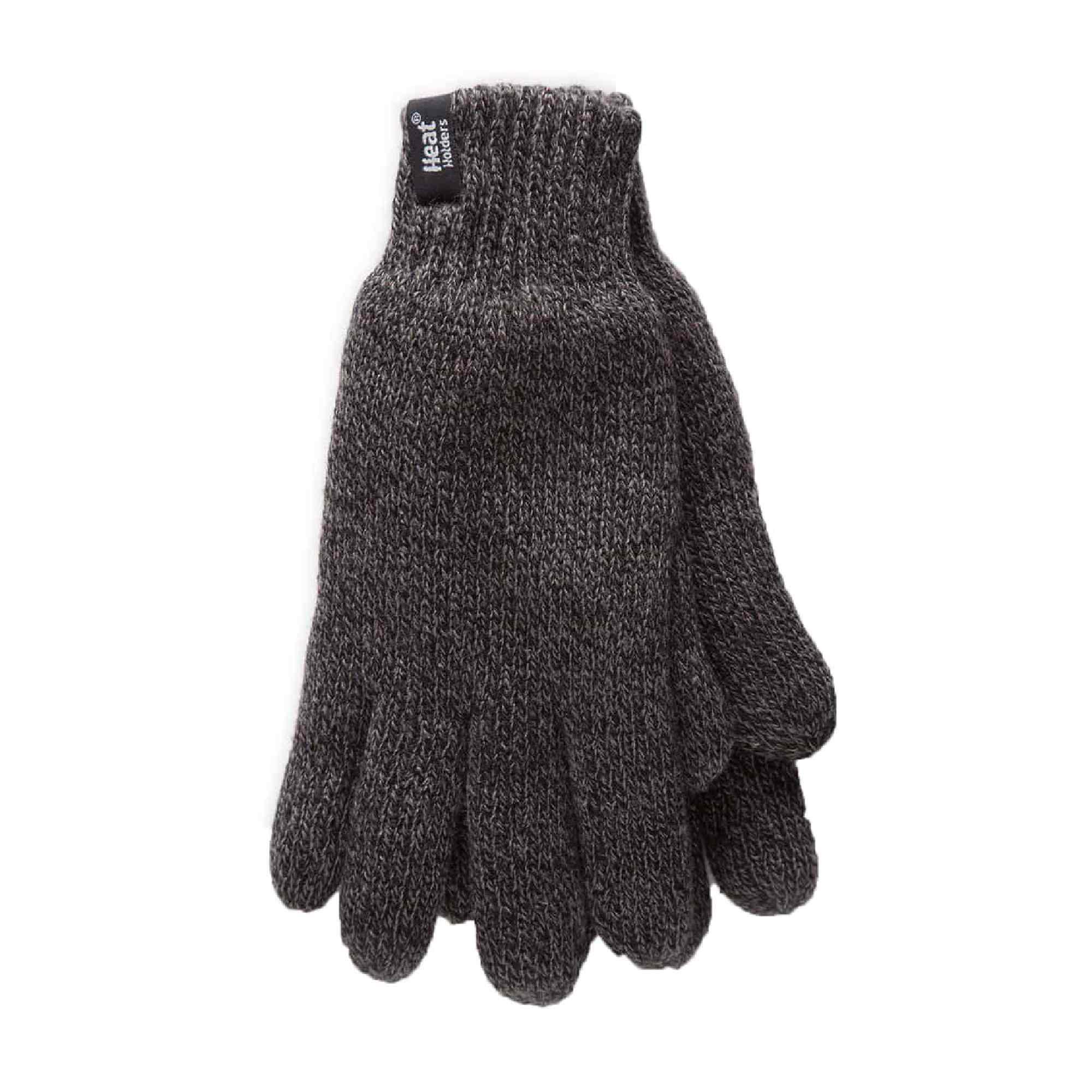 Mens Winter Warm Fleece Lined Thermal Gloves with Heatweaver Lining 1/4