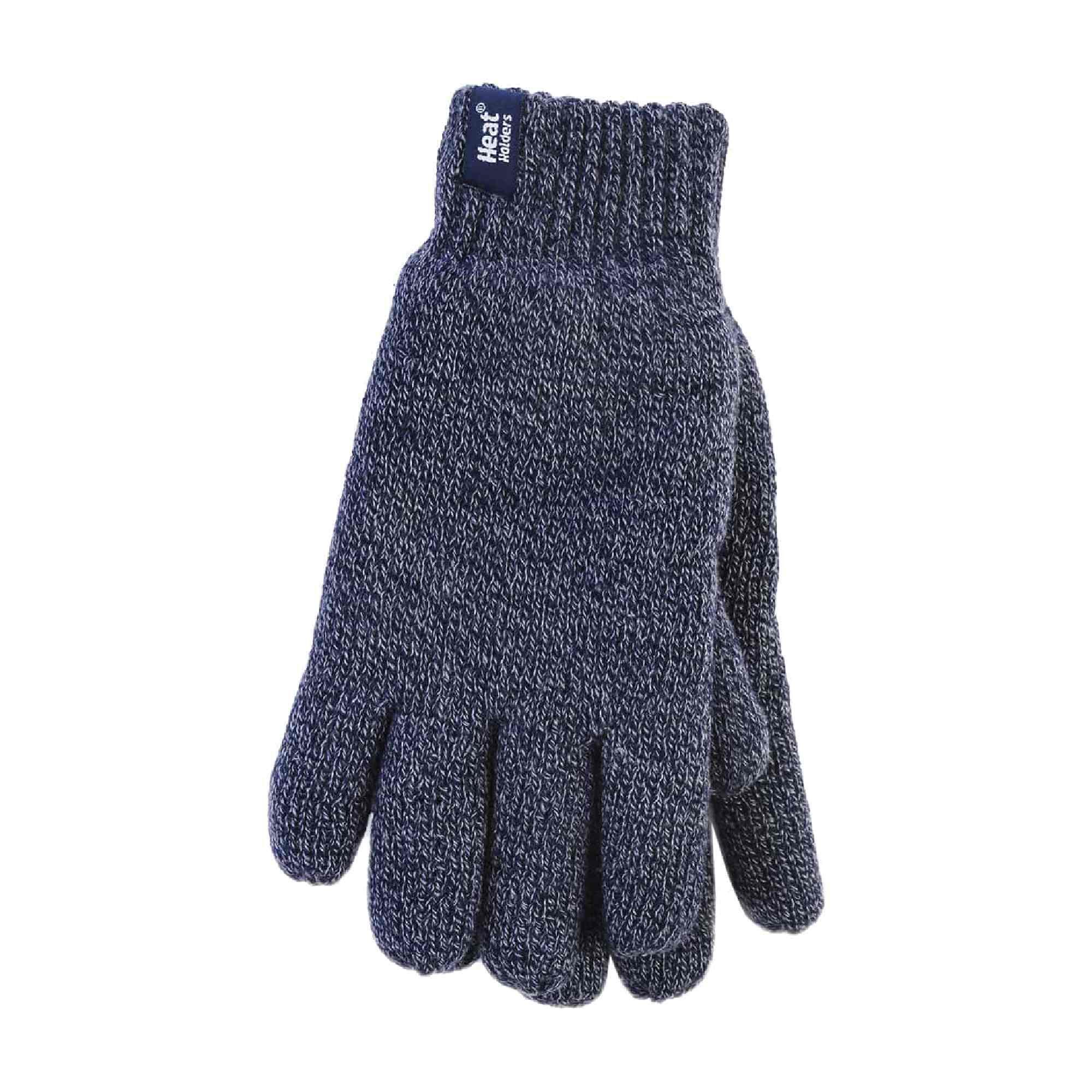 Mens Winter Warm Fleece Lined Thermal Gloves with Heatweaver Lining 1/4