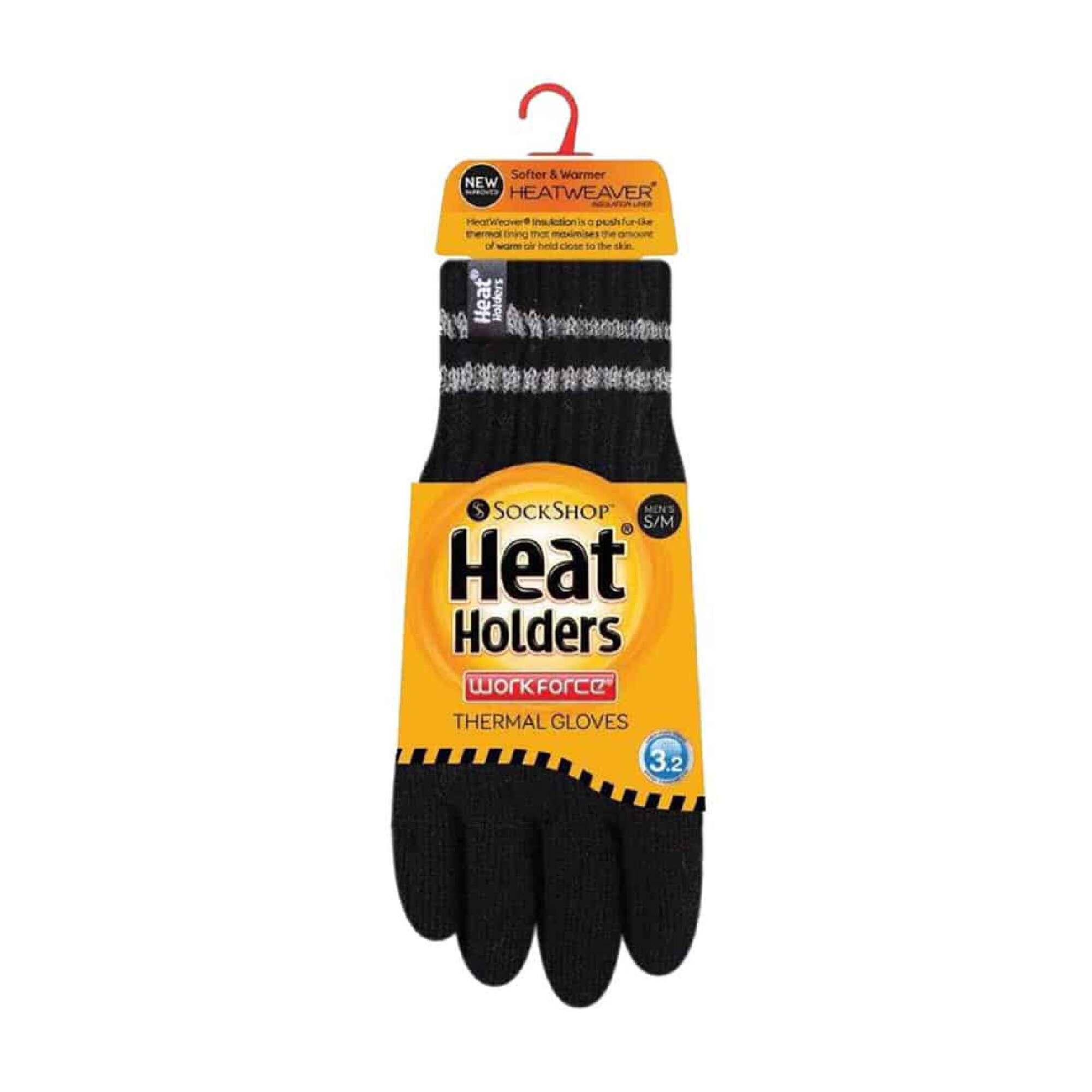 Mens Hi Vis Reflective Fleece Lined Thermal Winter Gloves 2/5