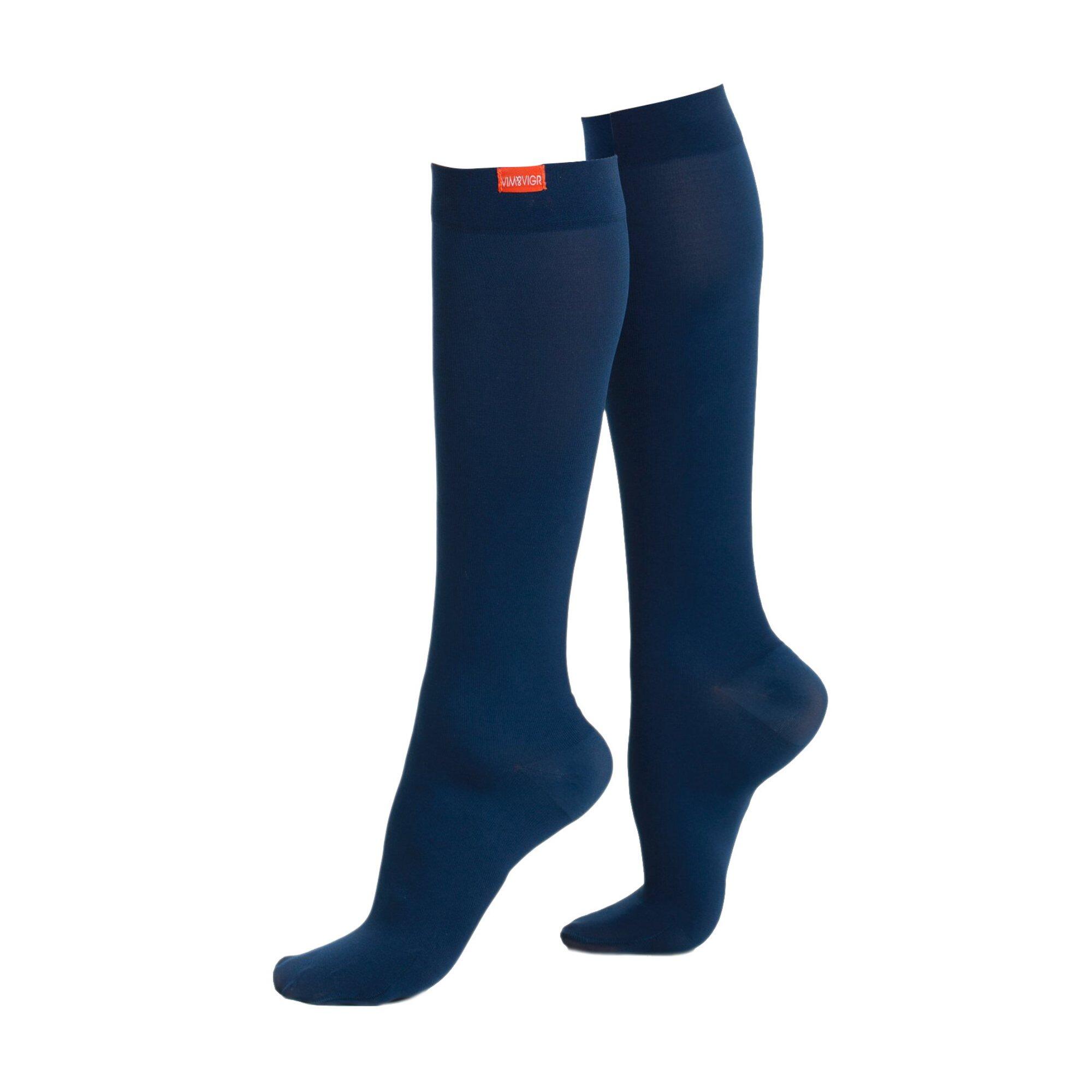 VIM & VIGR Moisture Wicking Nylon Graduated Compression Socks | 15-20 mmhg | Unisex