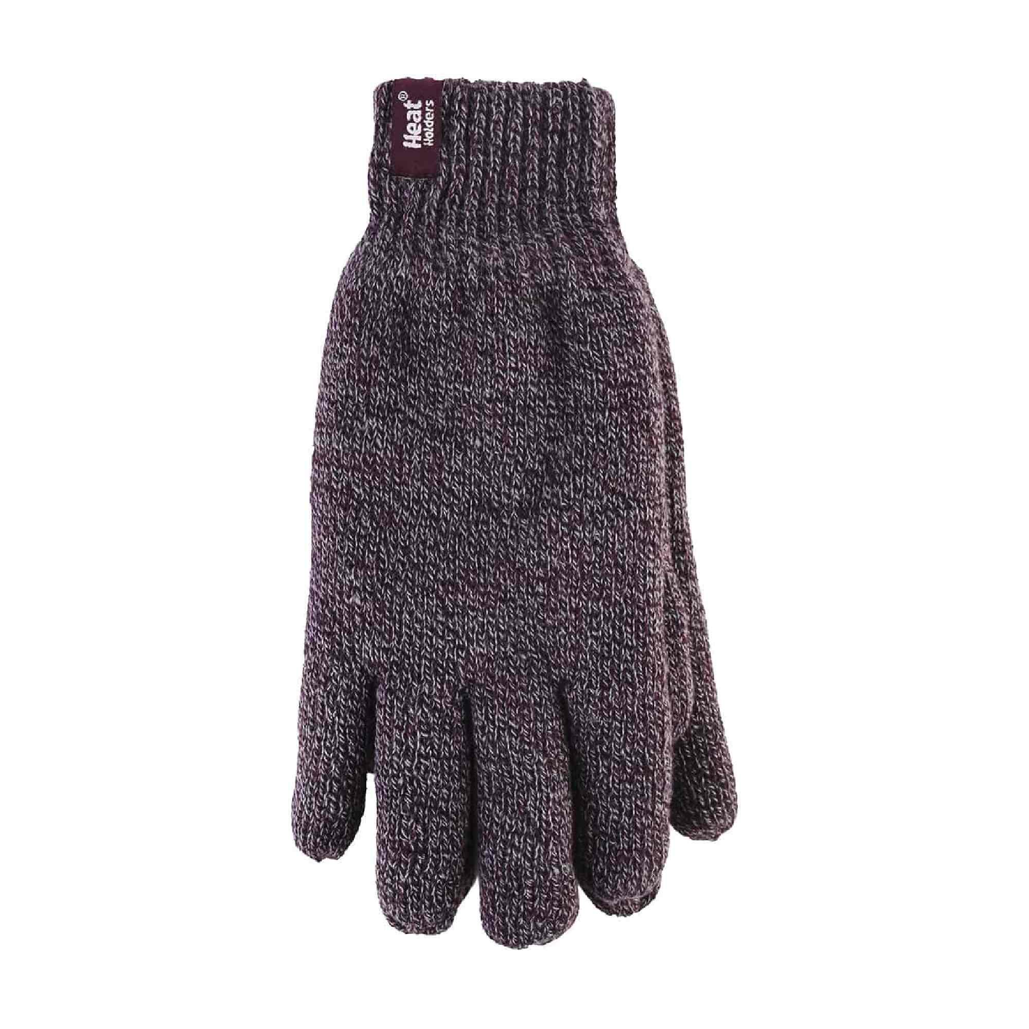 HEAT HOLDERS Mens Winter Warm Fleece Lined Thermal Gloves with Heatweaver Lining