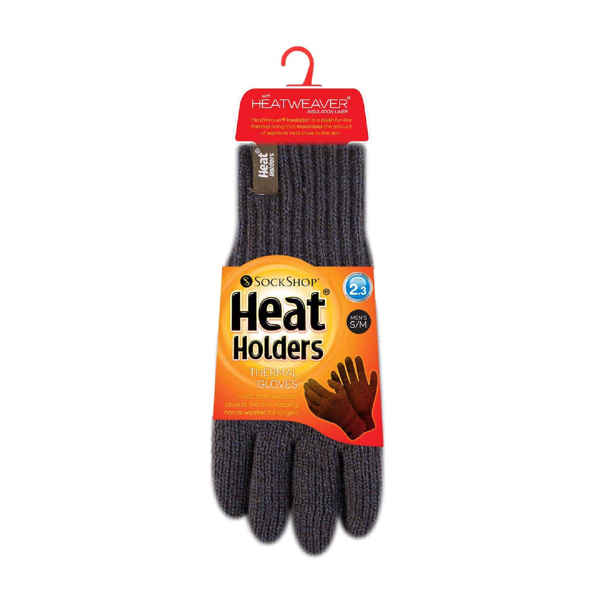 Heat Holders - Hommes Thermique Heat Weaver Câble Tricoter Gants 2.3 tog 2/6