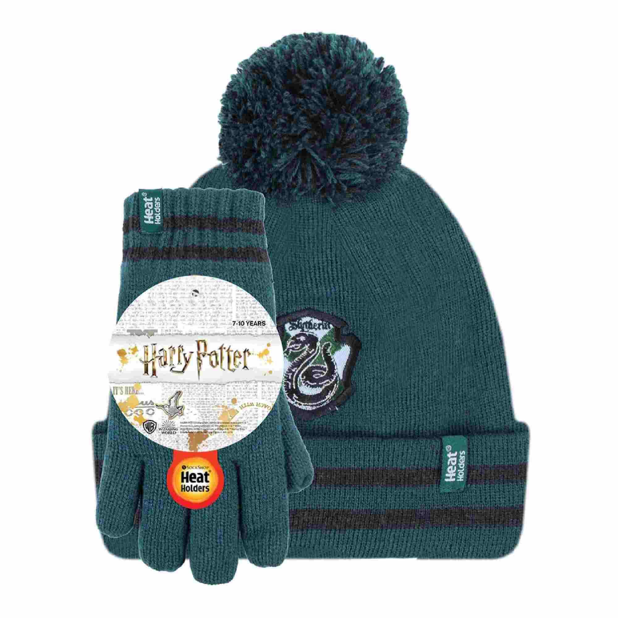 Kids Childrens Harry Potter Hat & Gloves Set for Winter 2/2