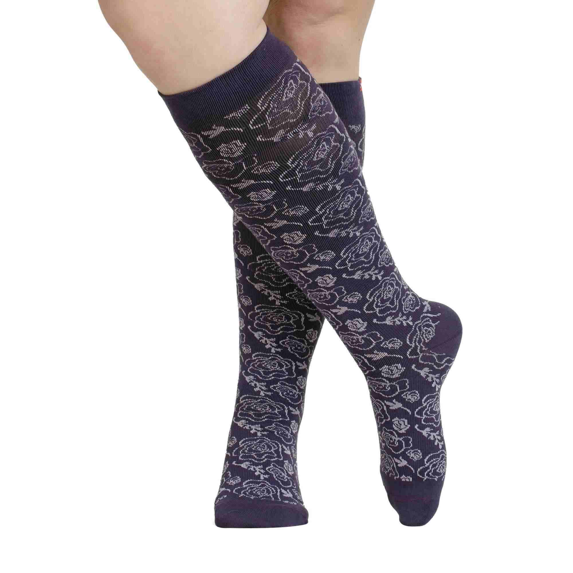 Merino Wool Graduated Compression Socks | 15-20 mmhg | Unisex 2/7