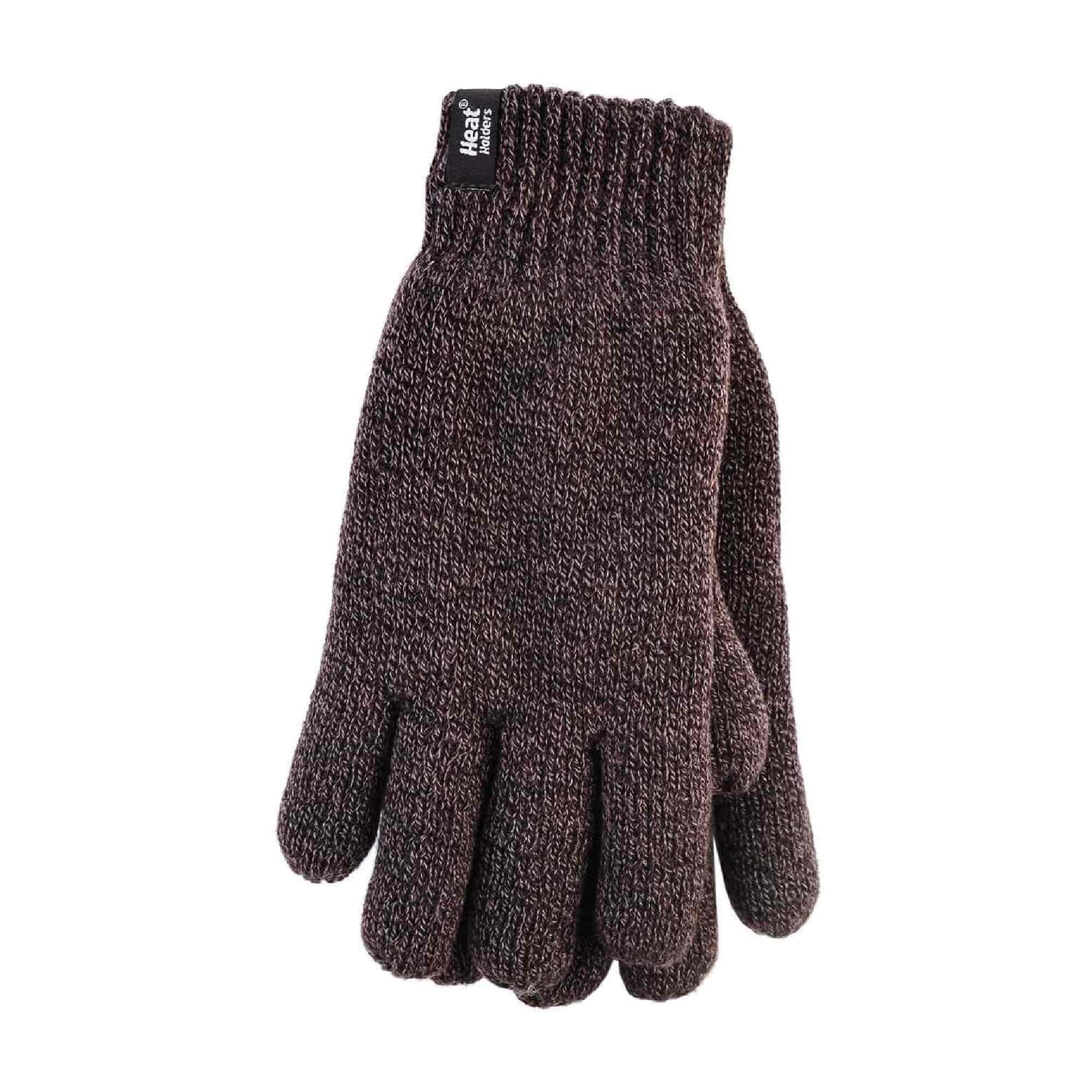 Mens Winter Warm Fleece Lined Thermal Gloves with Heatweaver Lining 1/4