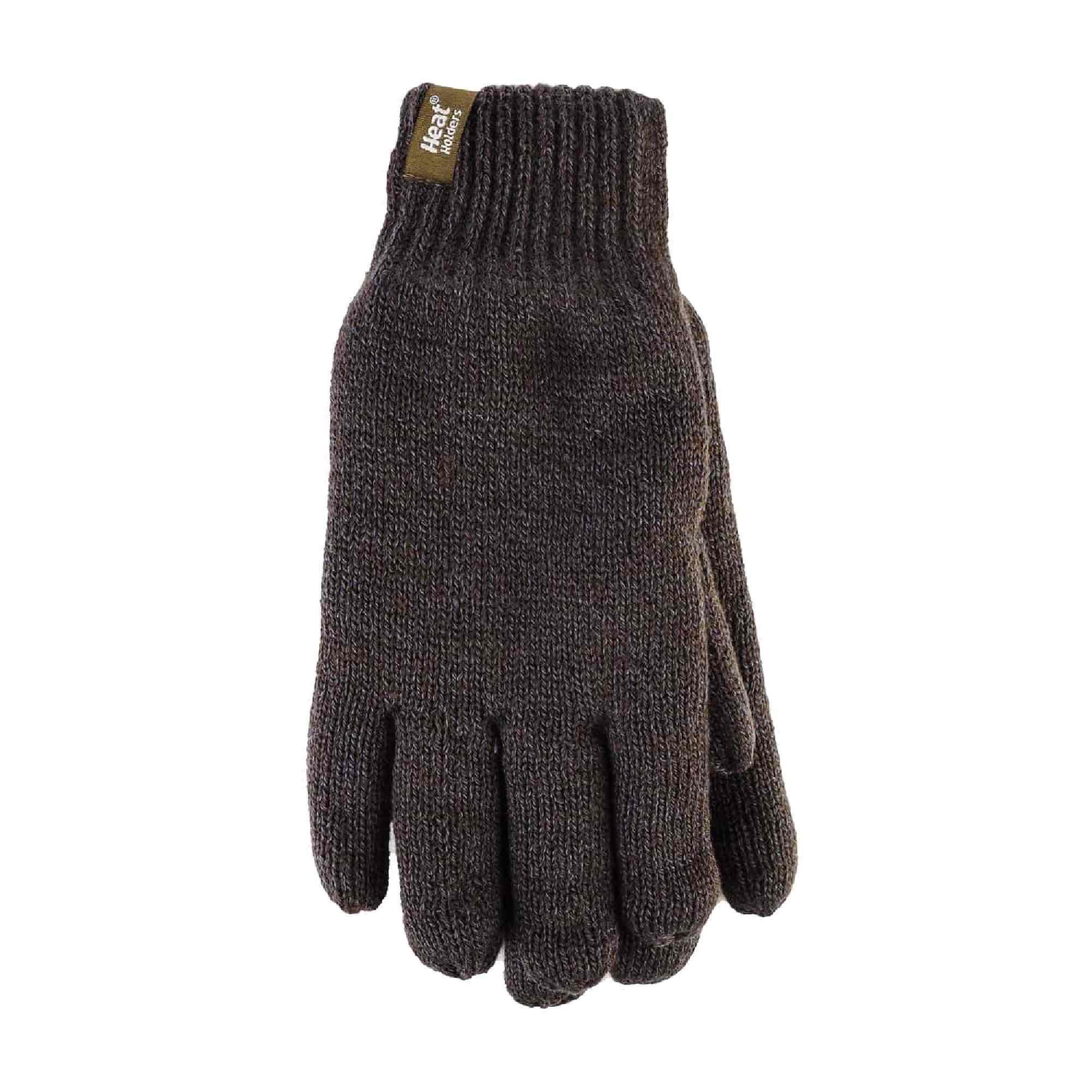 Mens Winter Warm Fleece Lined Thermal Gloves with Heatweaver Lining 1/4