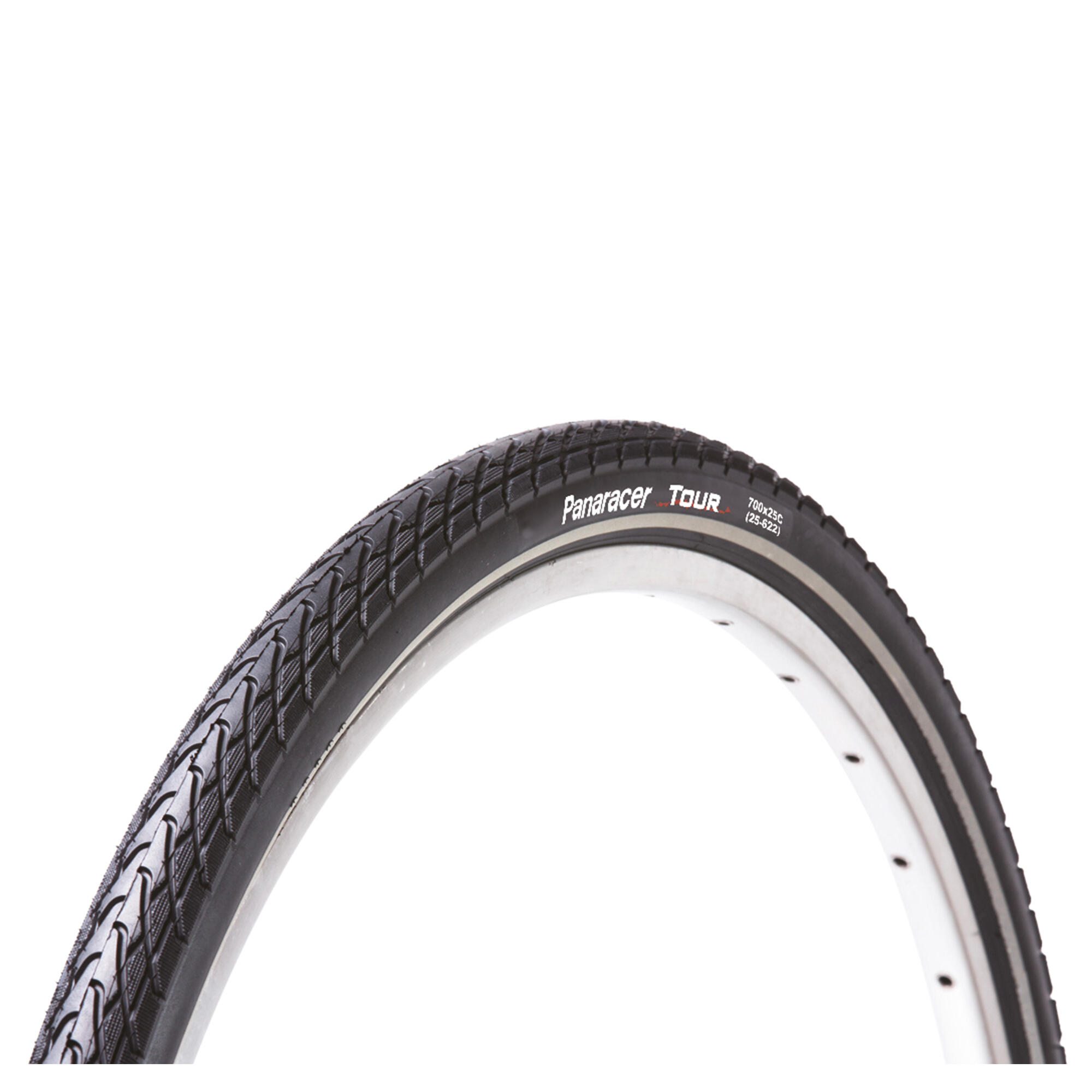 Anvelopă Panaracer Tour cu bandă reflectorizantă și sârmă, 26" [1.75]