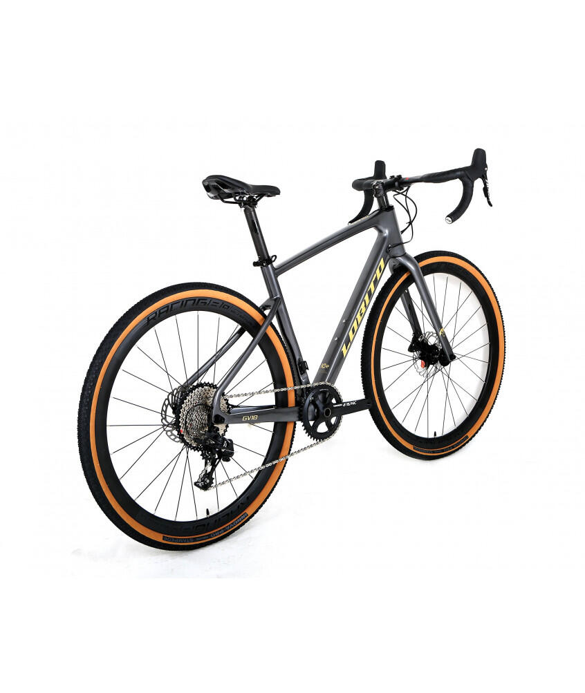 BICICLETA DE GRAVEL DE CARBONO LOBITO GV10 GRIS 2/7