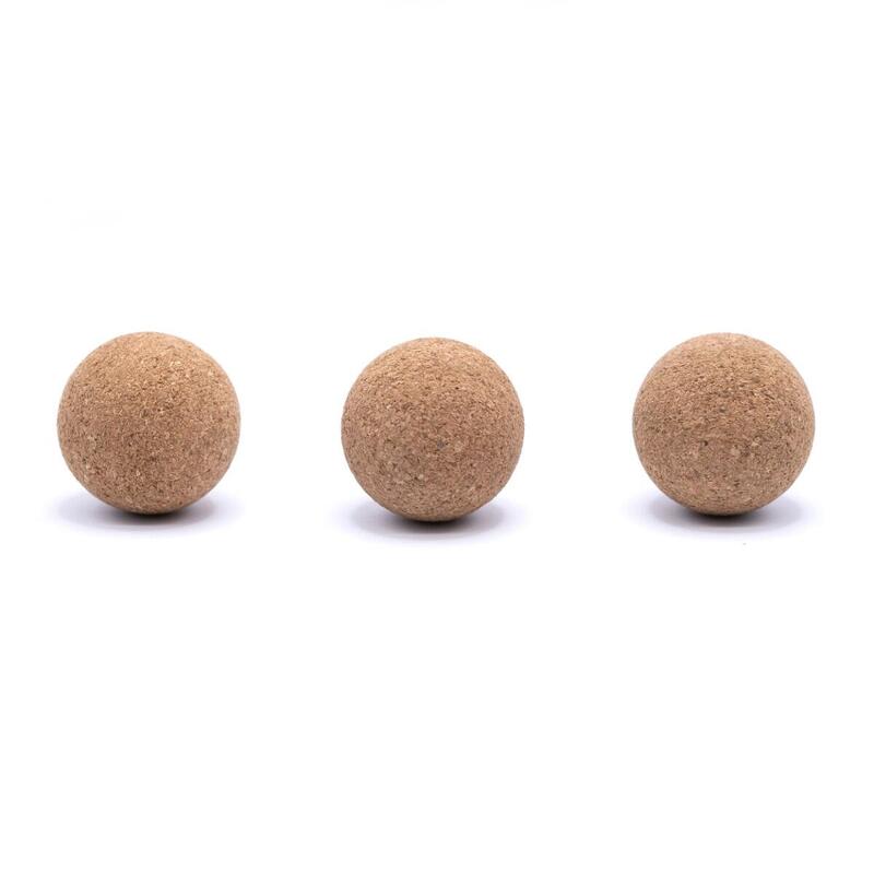 Conjunto de 3 bolas Missi de corcho natural