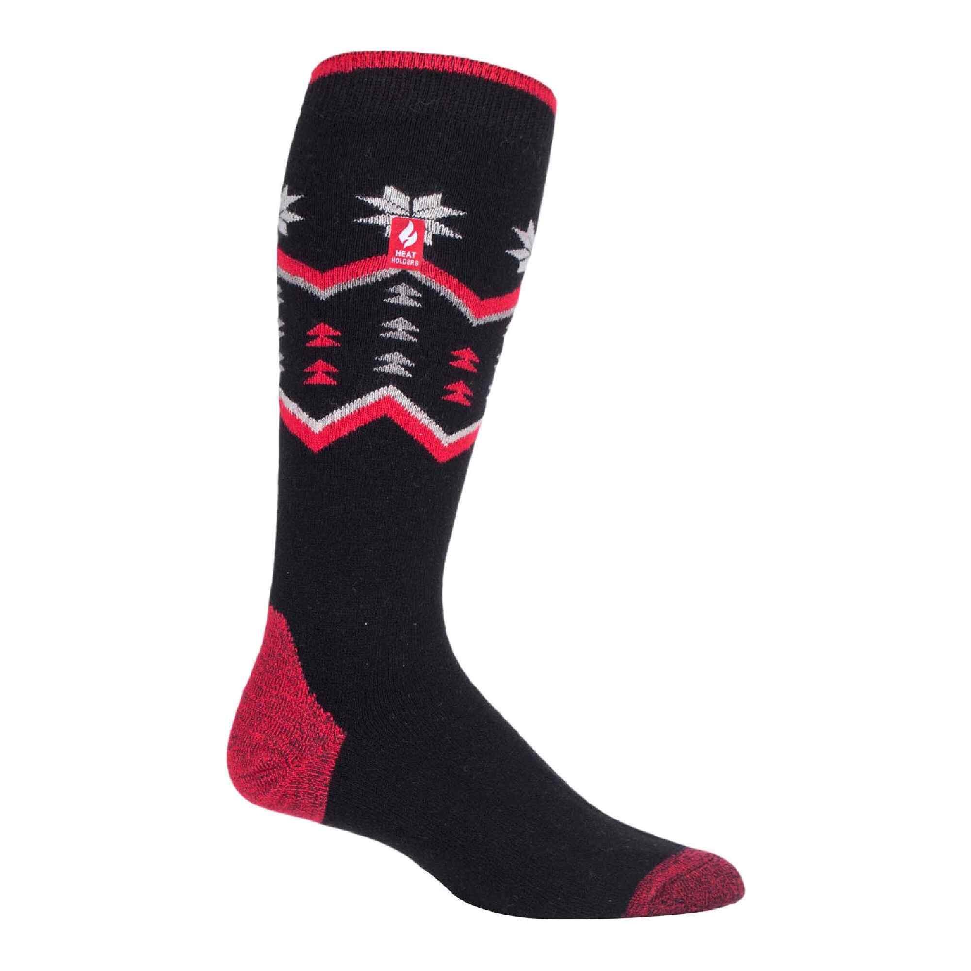 Mens Thin Lightweight Warm Thermal Winter Long Knee High Ski Socks 1/4