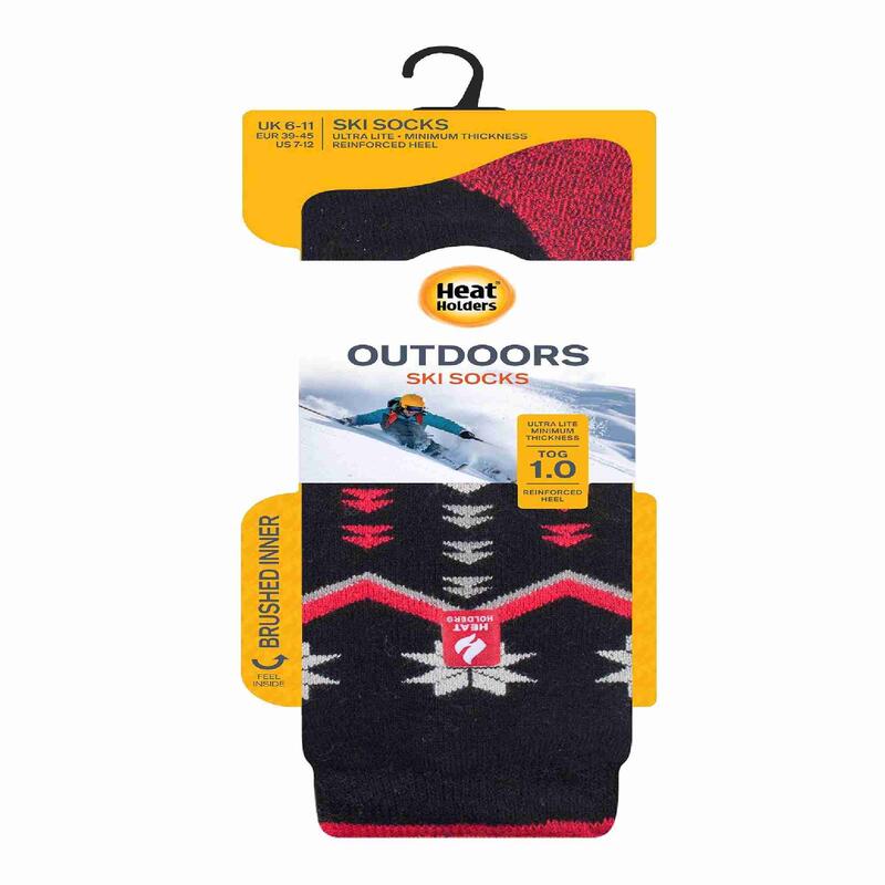 Mens Thin Lightweight Warm Thermal Winter Long Knee High Ski Socks HEAT