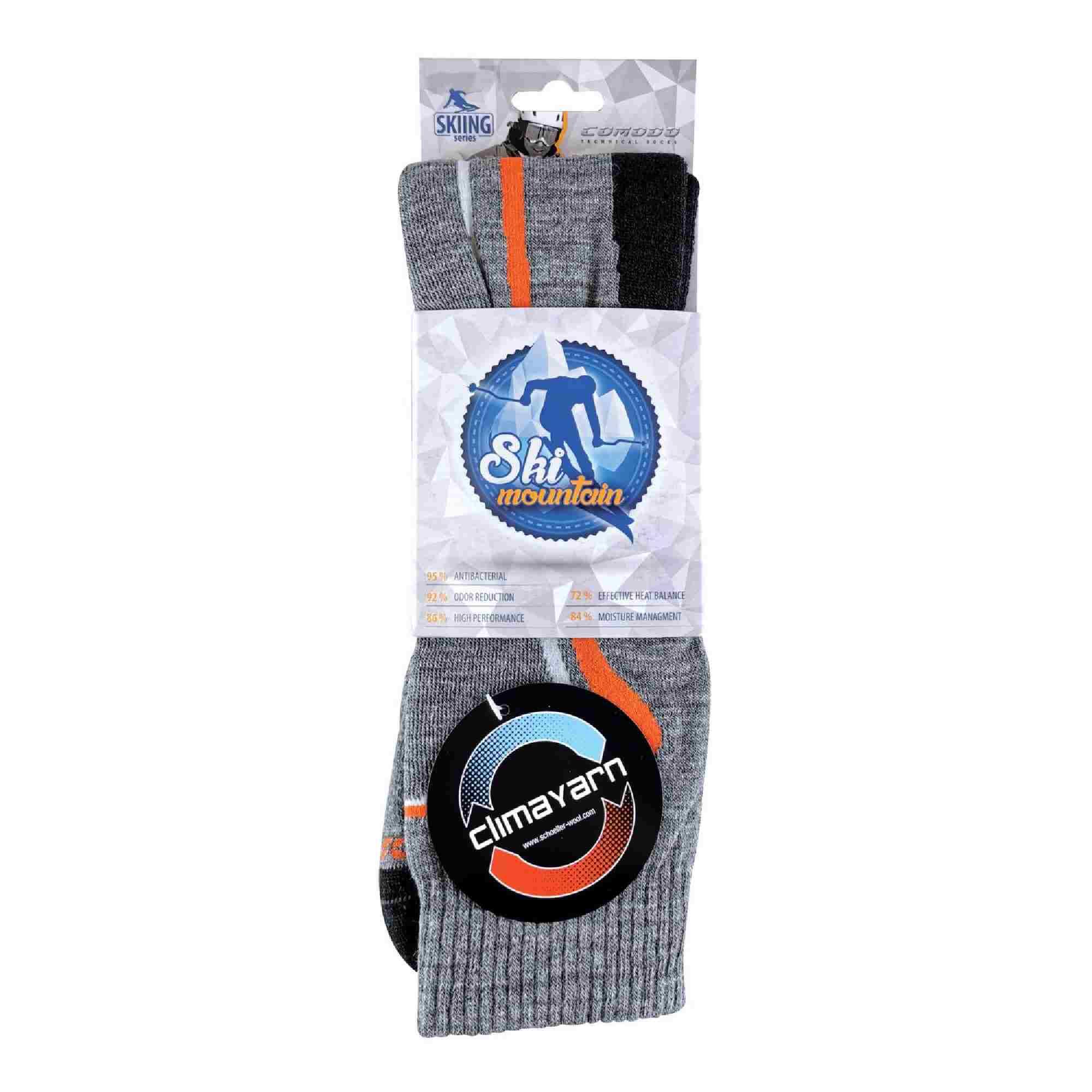 Merino Wool Ski Socks | Snow Sports Climacontrol Knee High Socks | Mens & Ladies 2/3