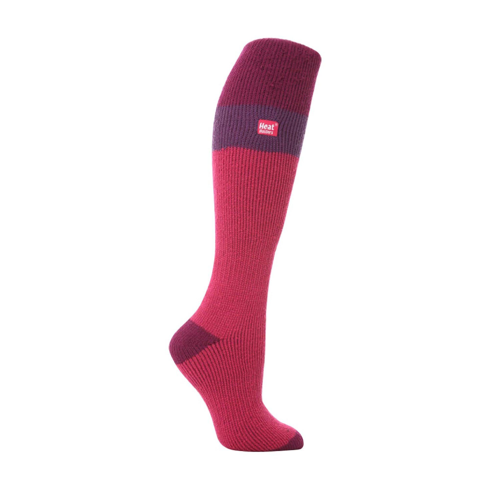 HEAT HOLDERS Ladies Extra Long 2.3 TOG Winter Knee High Thermal Ski Socks