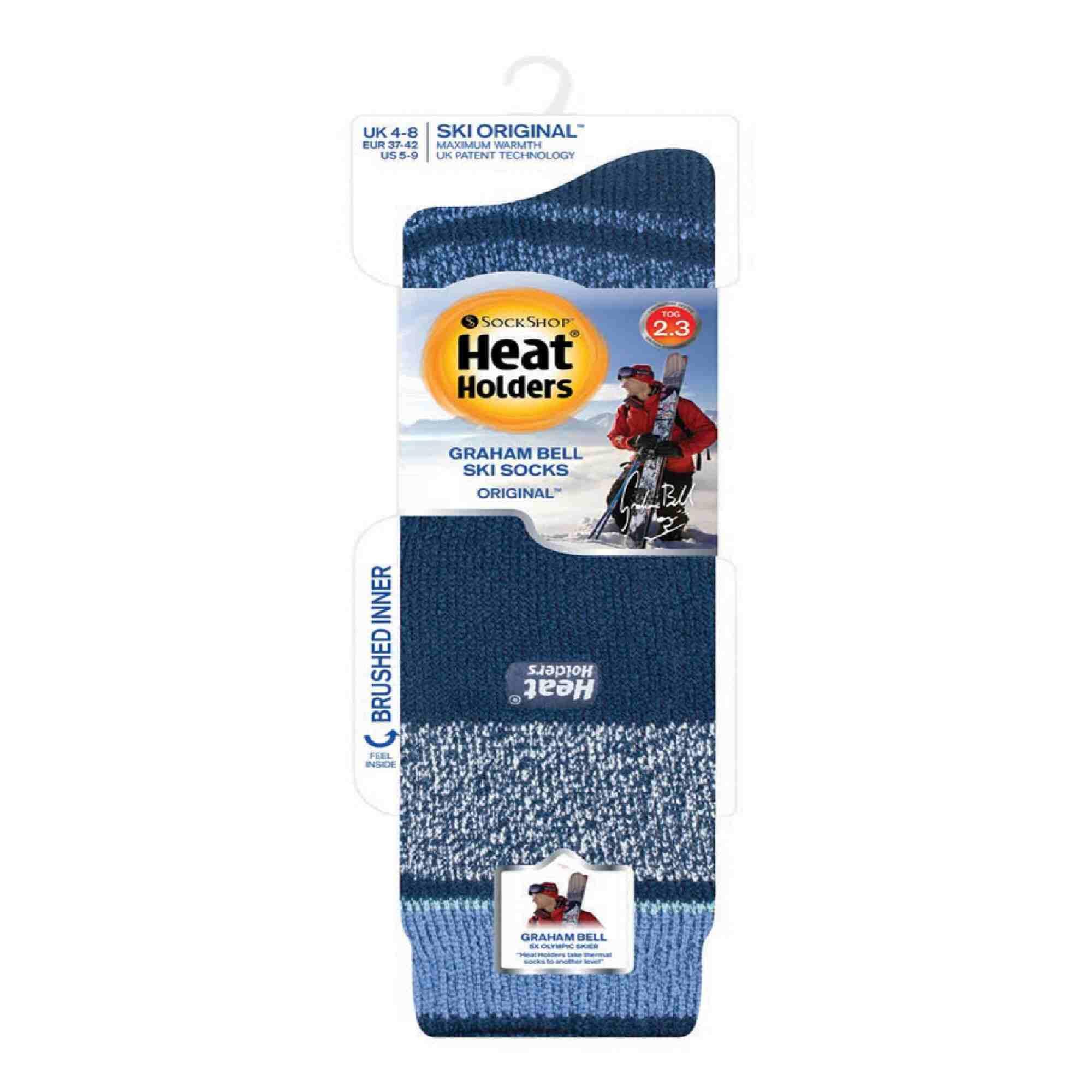 Ladies Thermal Extra Long 2.3 TOG Winter Knee High Ski Socks 2/7