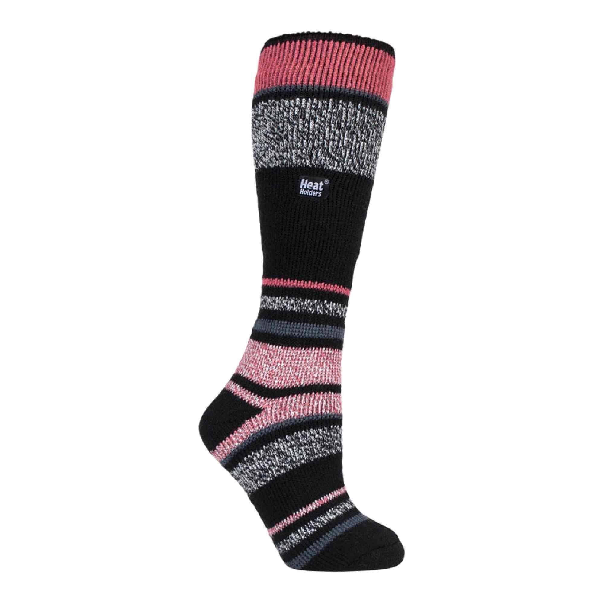HEAT HOLDERS Ladies Extra Long 2.3 TOG Winter Knee High Thermal Ski Socks