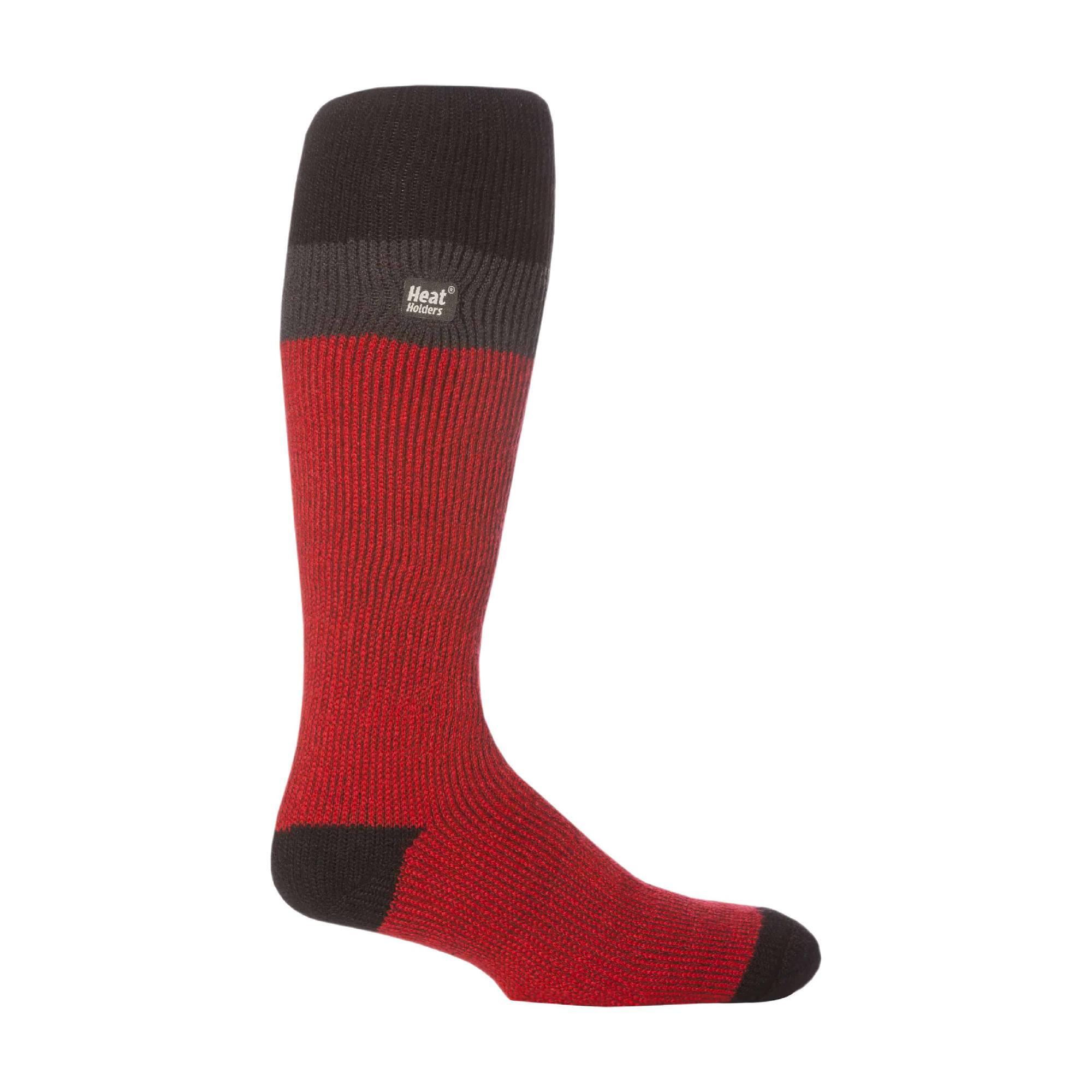 HEAT HOLDERS Mens Thermal Extra Long 2.3 TOG Winter Knee High Ski Socks