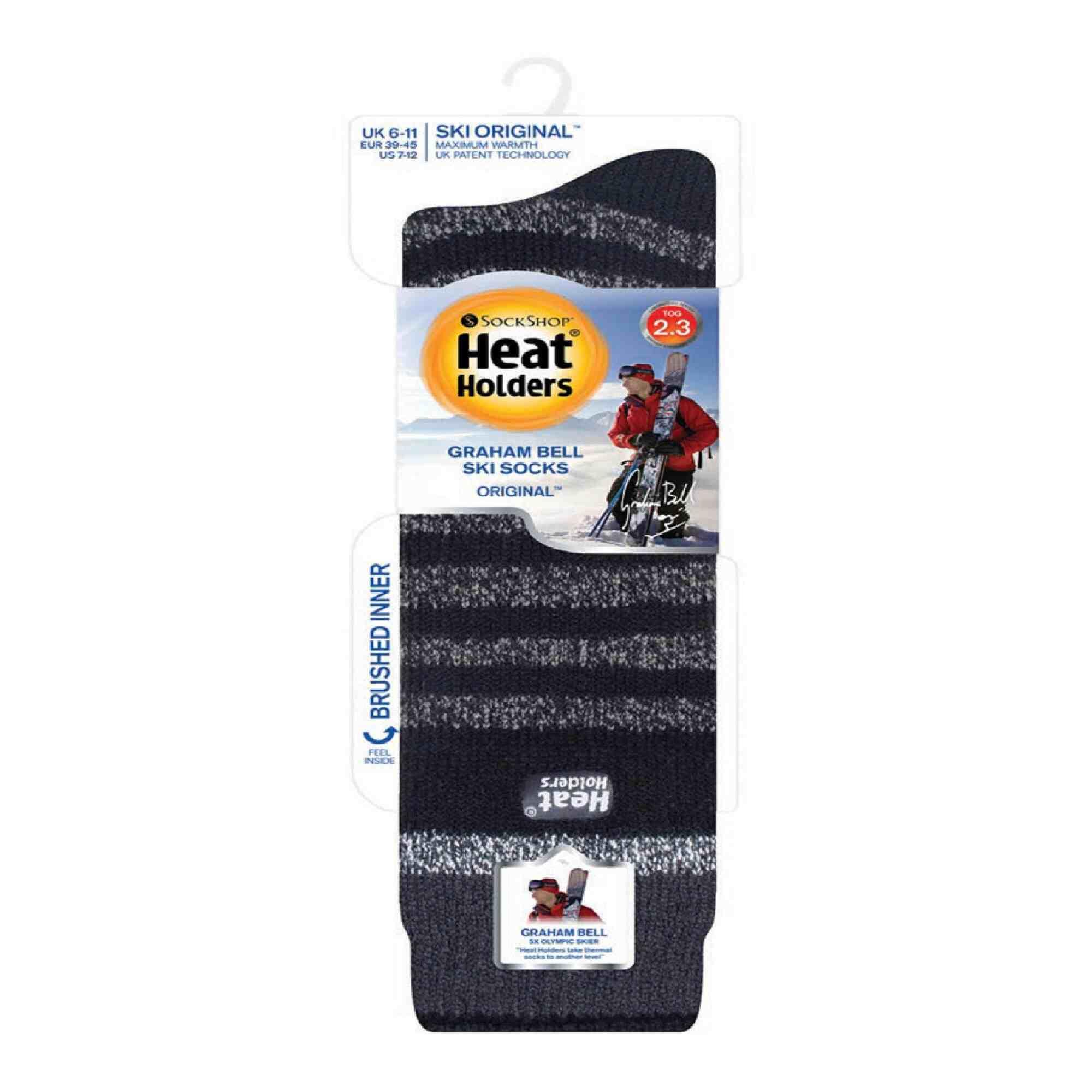 Mens Thermal Extra Long 2.3 TOG Winter Knee High Ski Socks 2/4