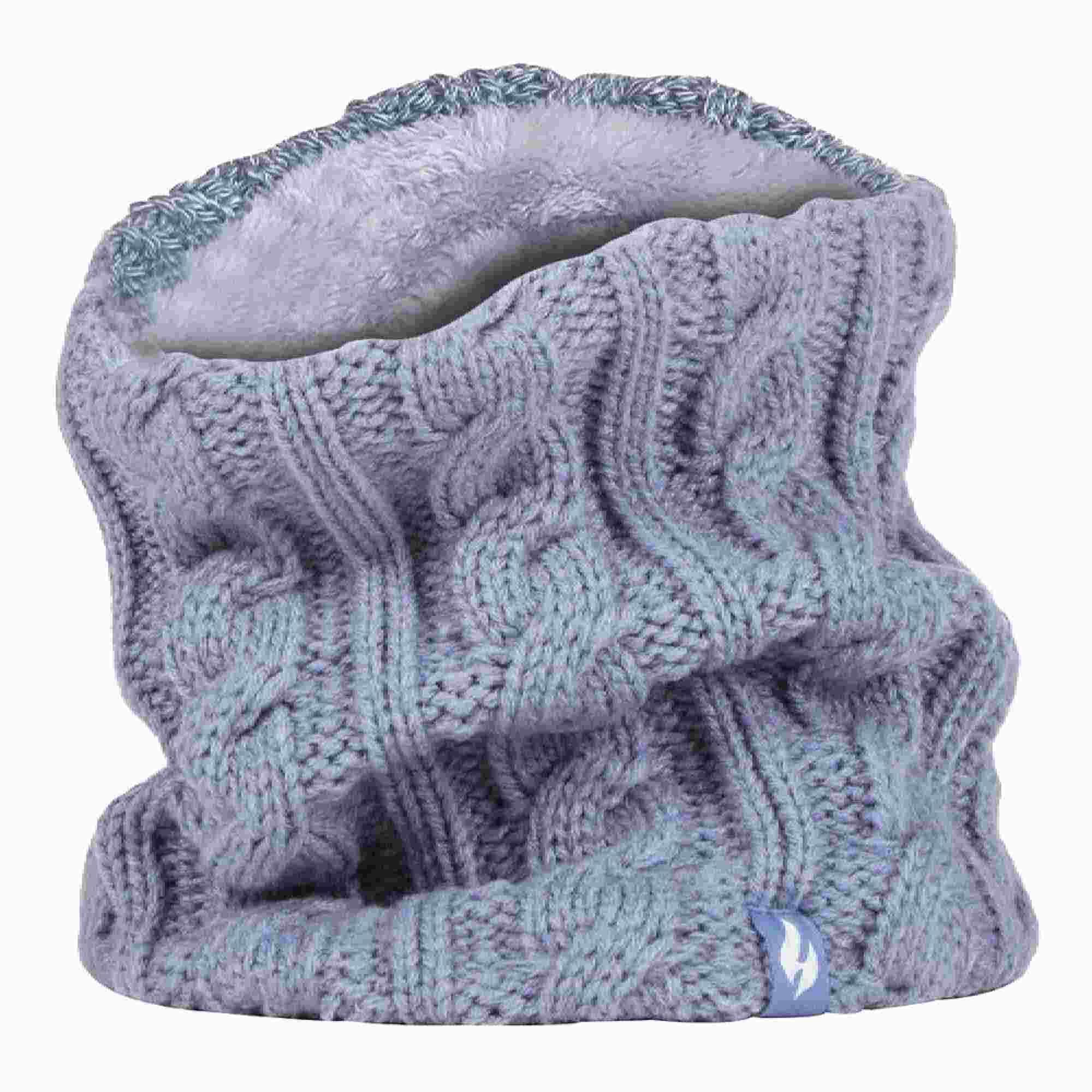 HEAT HOLDERS Ladies Thick Cable Knit Fleece Lined Thermal Neck Warmer