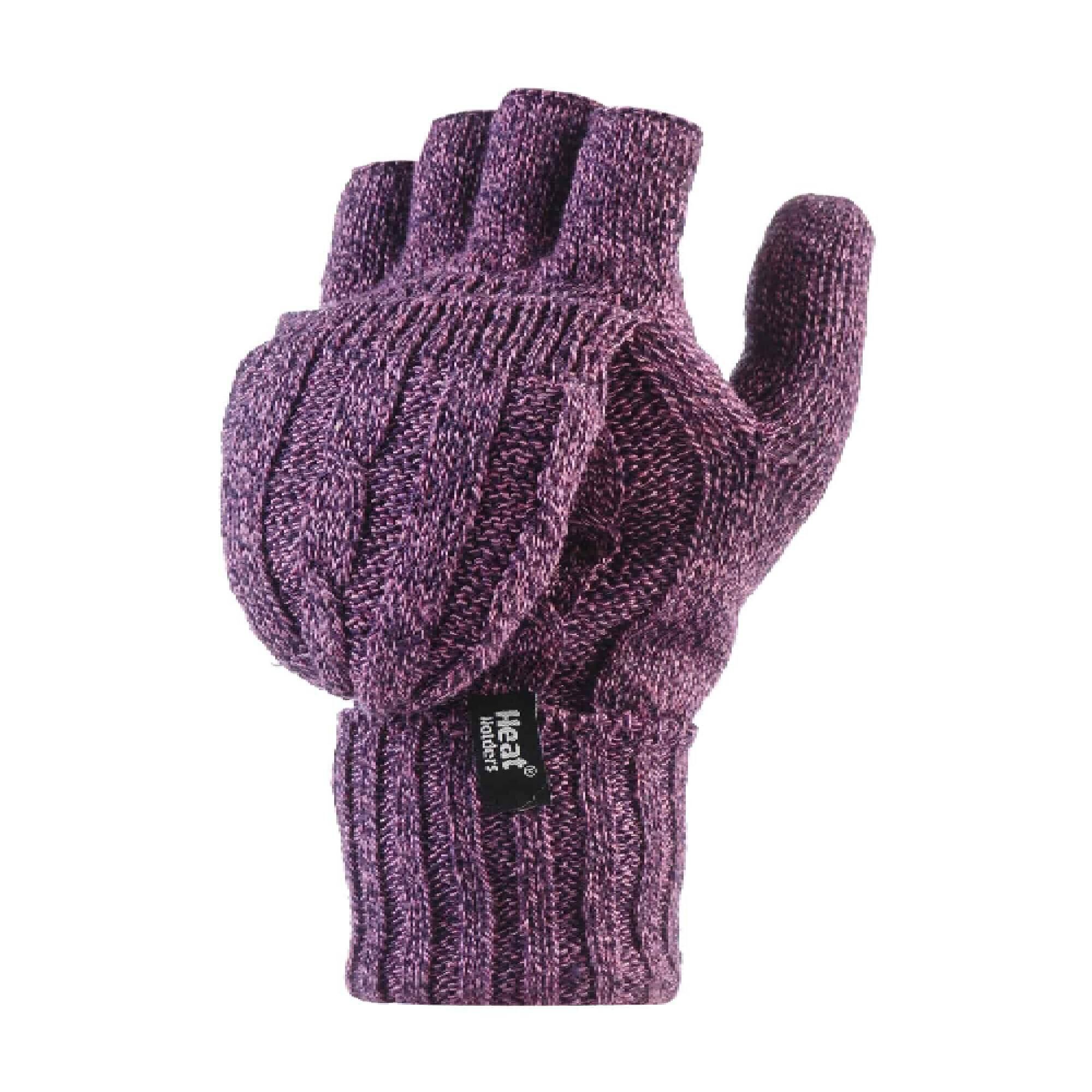 EDZ Merino Wool Fingerless Gloves, Black, Small 