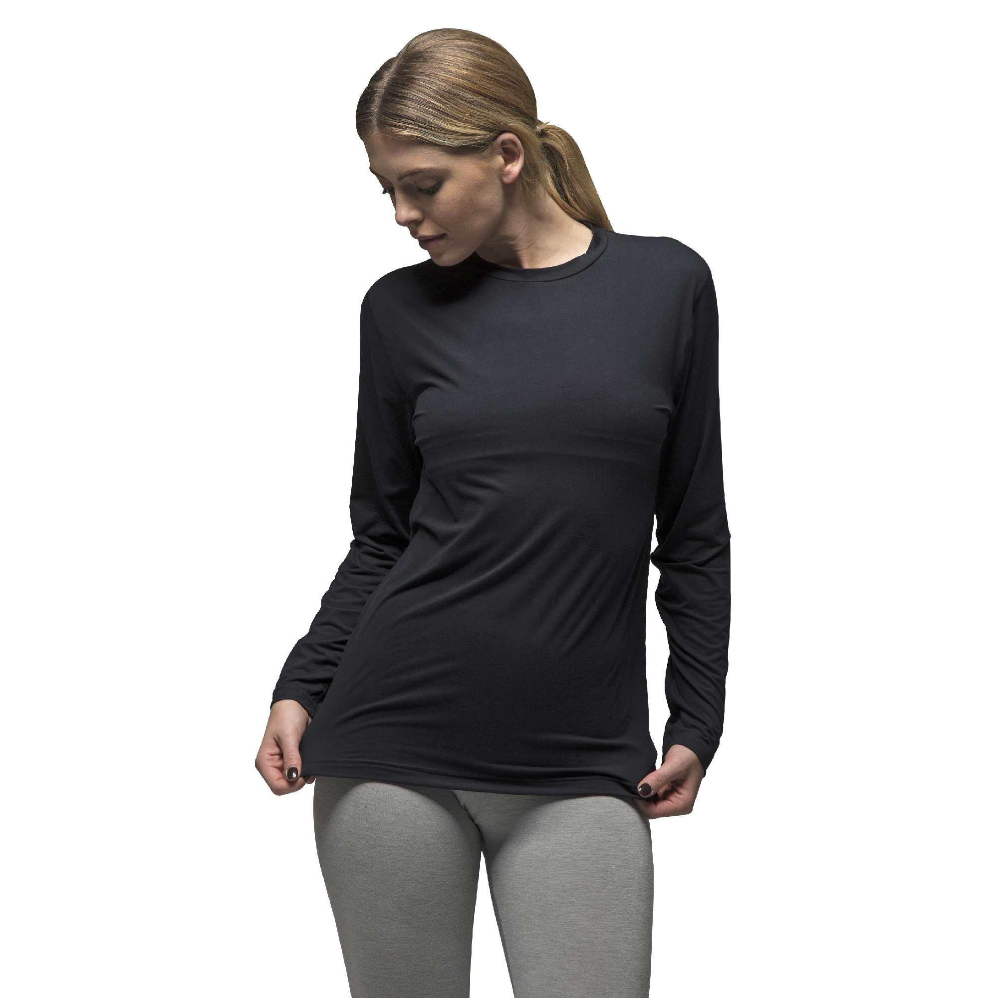 HEAT HOLDERS Ladies Fleece Lined Long Sleeve Thermal Top | Lightweight