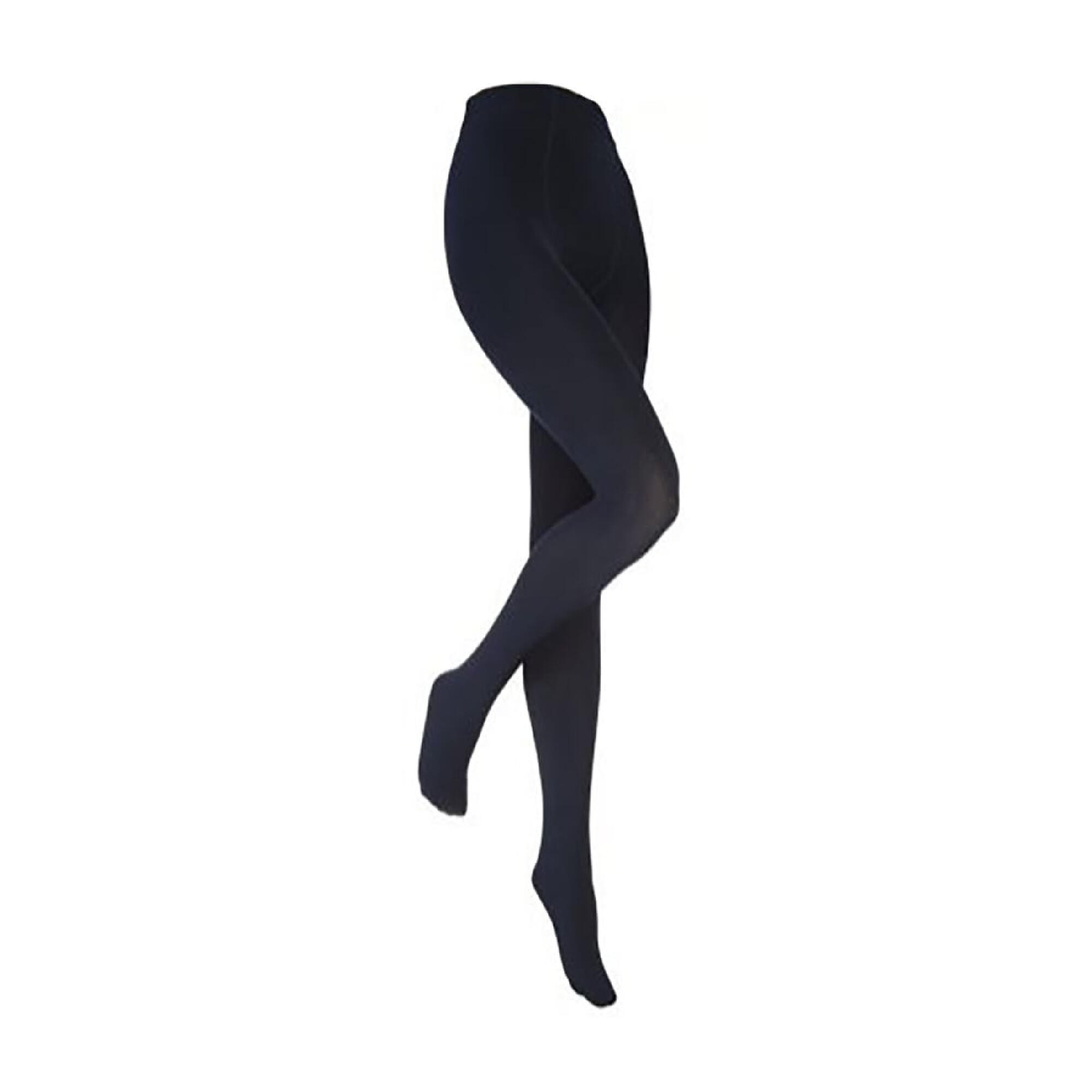Ladies Thick Fleece Lined Thermal Tights 1/4