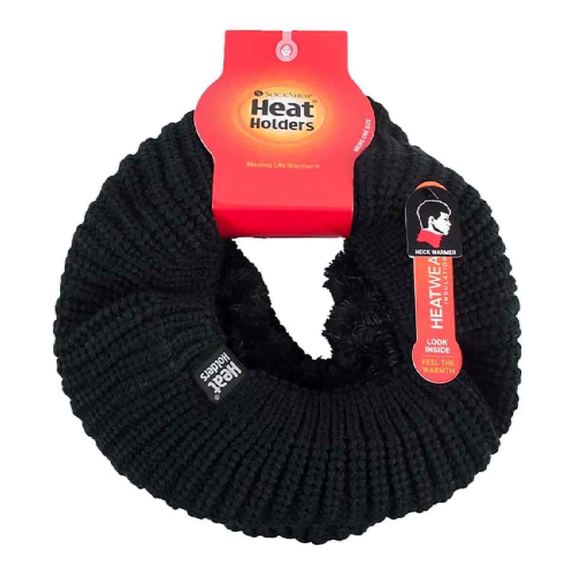 Heat Holders Herren Gestrickter Thermo Halswärmer mit Fleecefutter für Winter 2/5
