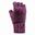 Ladies Solid Knitted Fleece Lined Thermal Fingerless Gloves