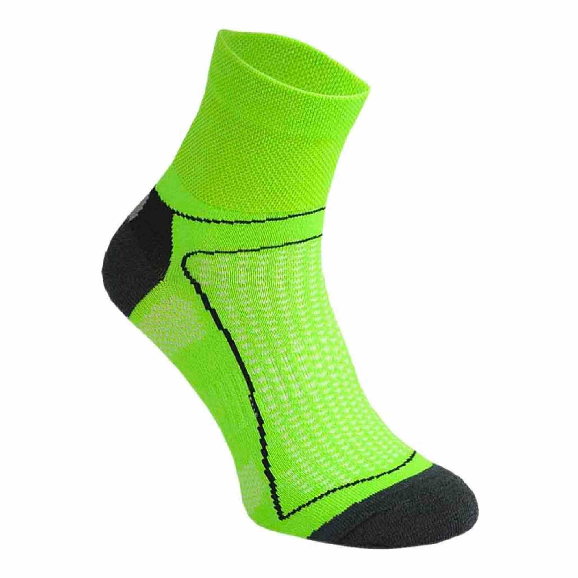 COMODO High Vis Neon Low Cut Summer Cycling Socks for Biking | Mens & Womens