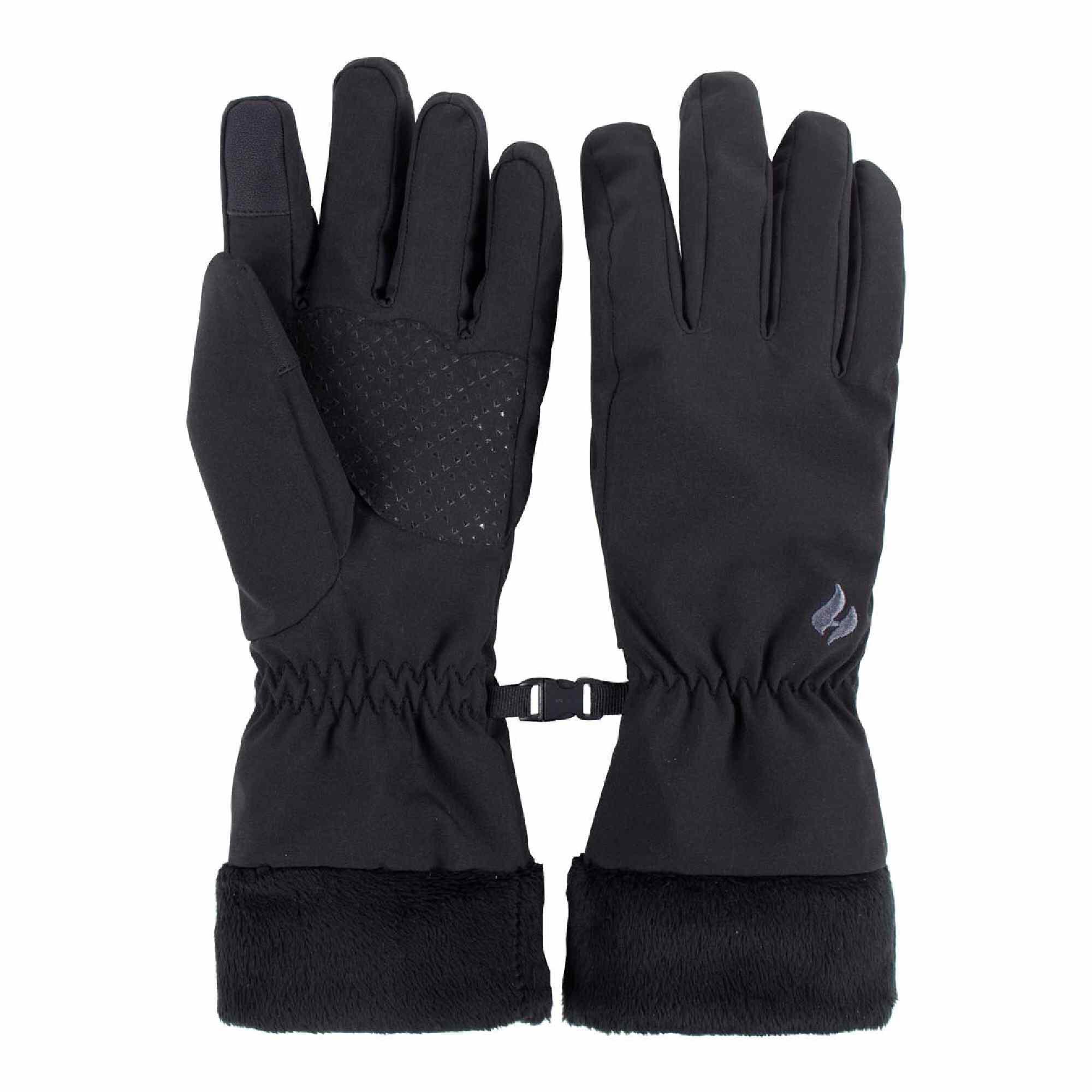 Womens Kenai Soft Shell Waterproof Wind Resistant Thermal Gloves 1/4